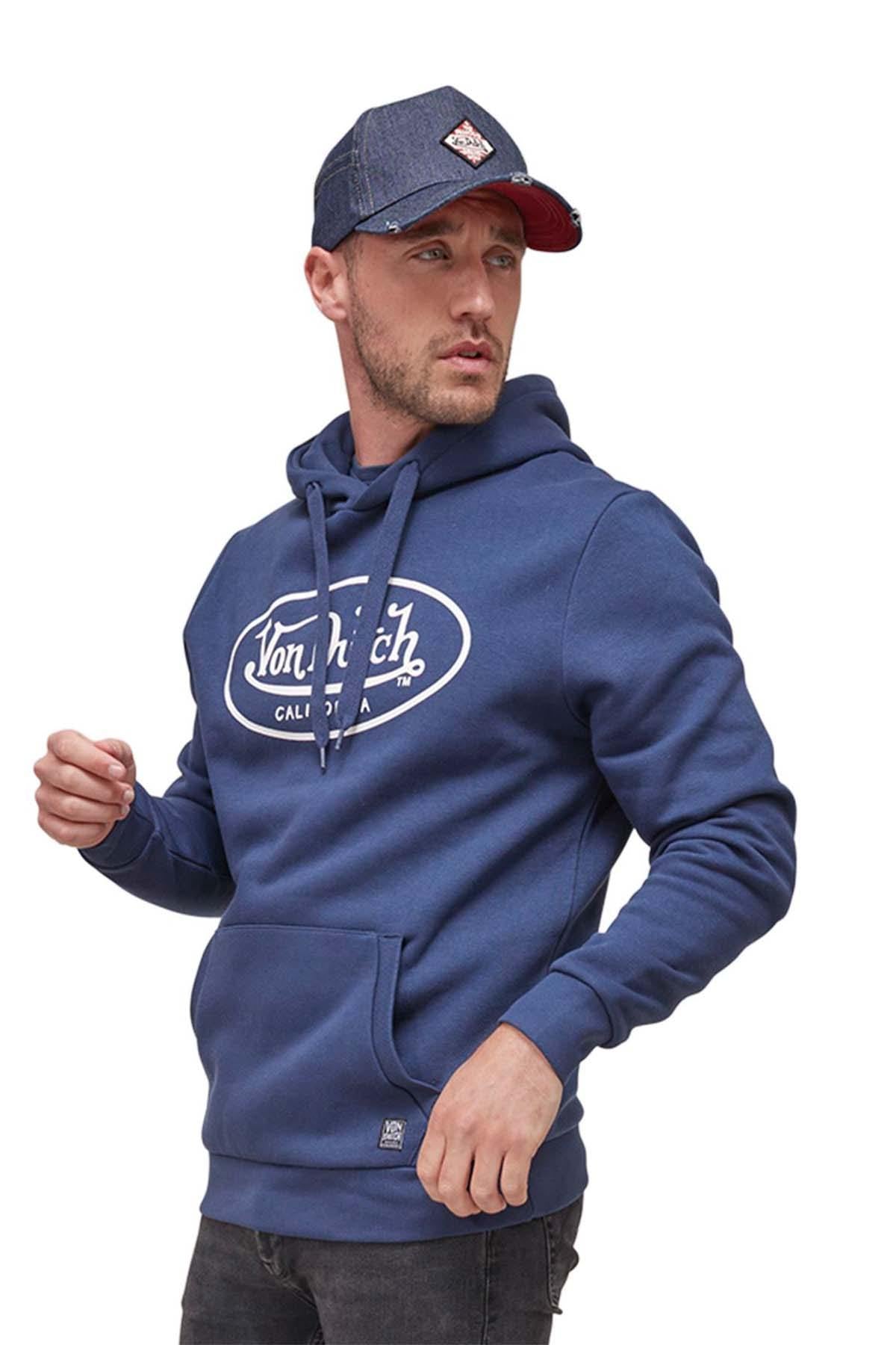 Men's blue hoodie - Image n°3