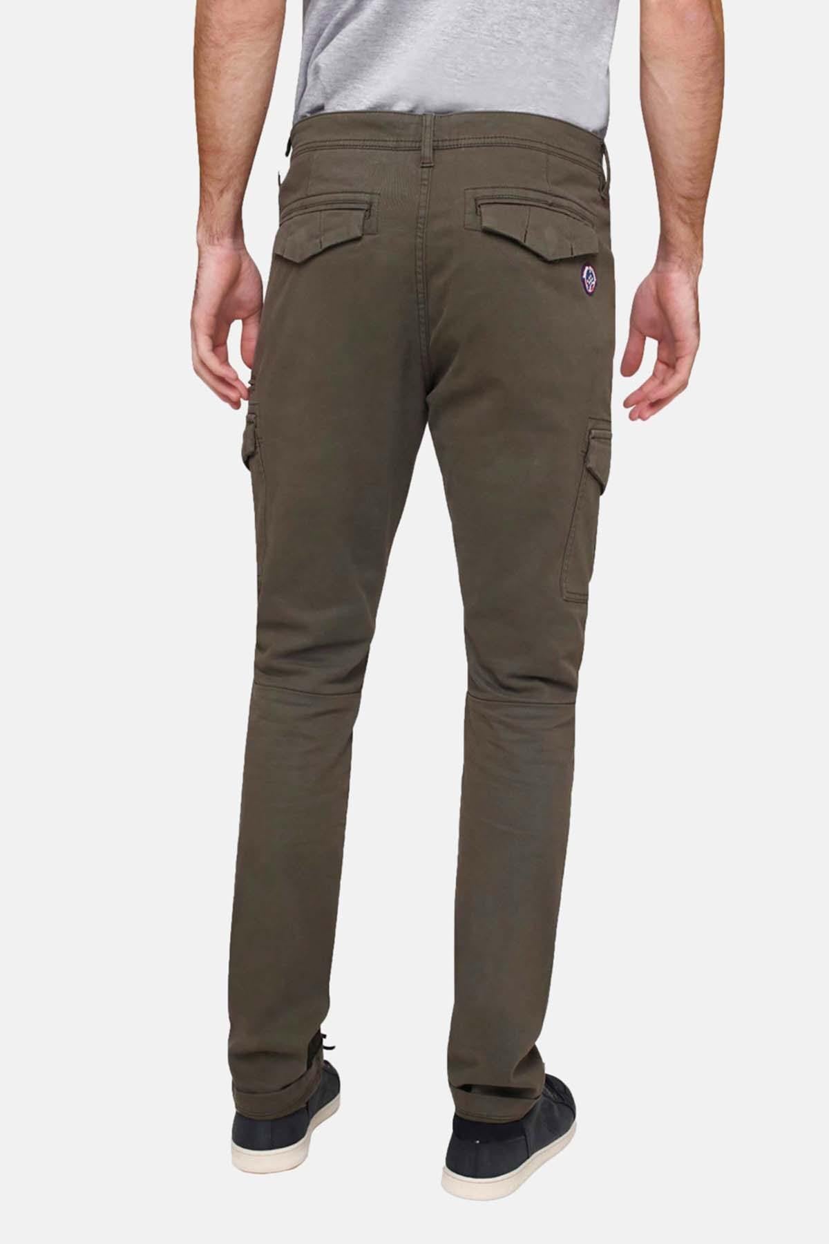 Men's khaki cargo pants - Image n°2