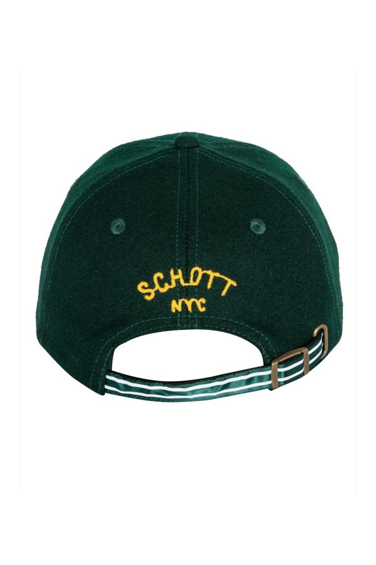 Men's dark green, yellow and blue cap - Image n°2