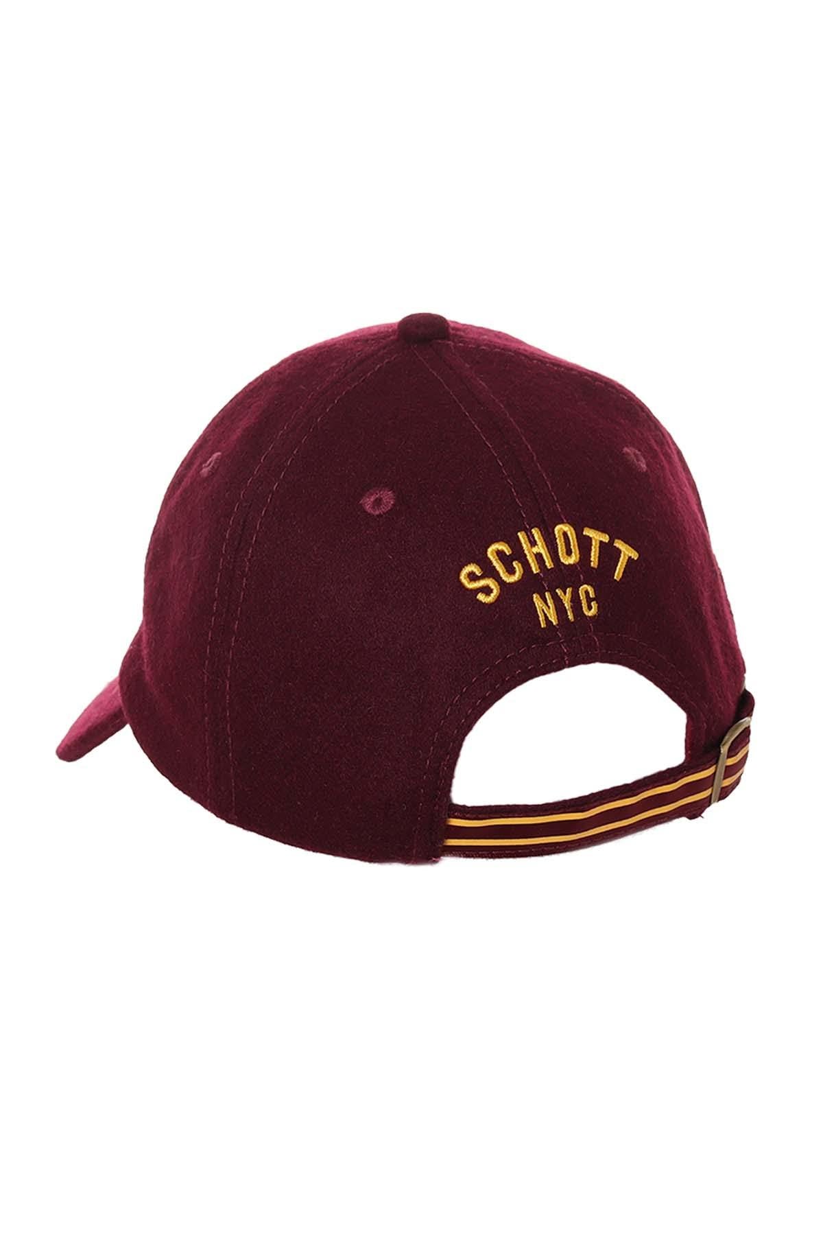 Men's burgundy cap - Image n°2