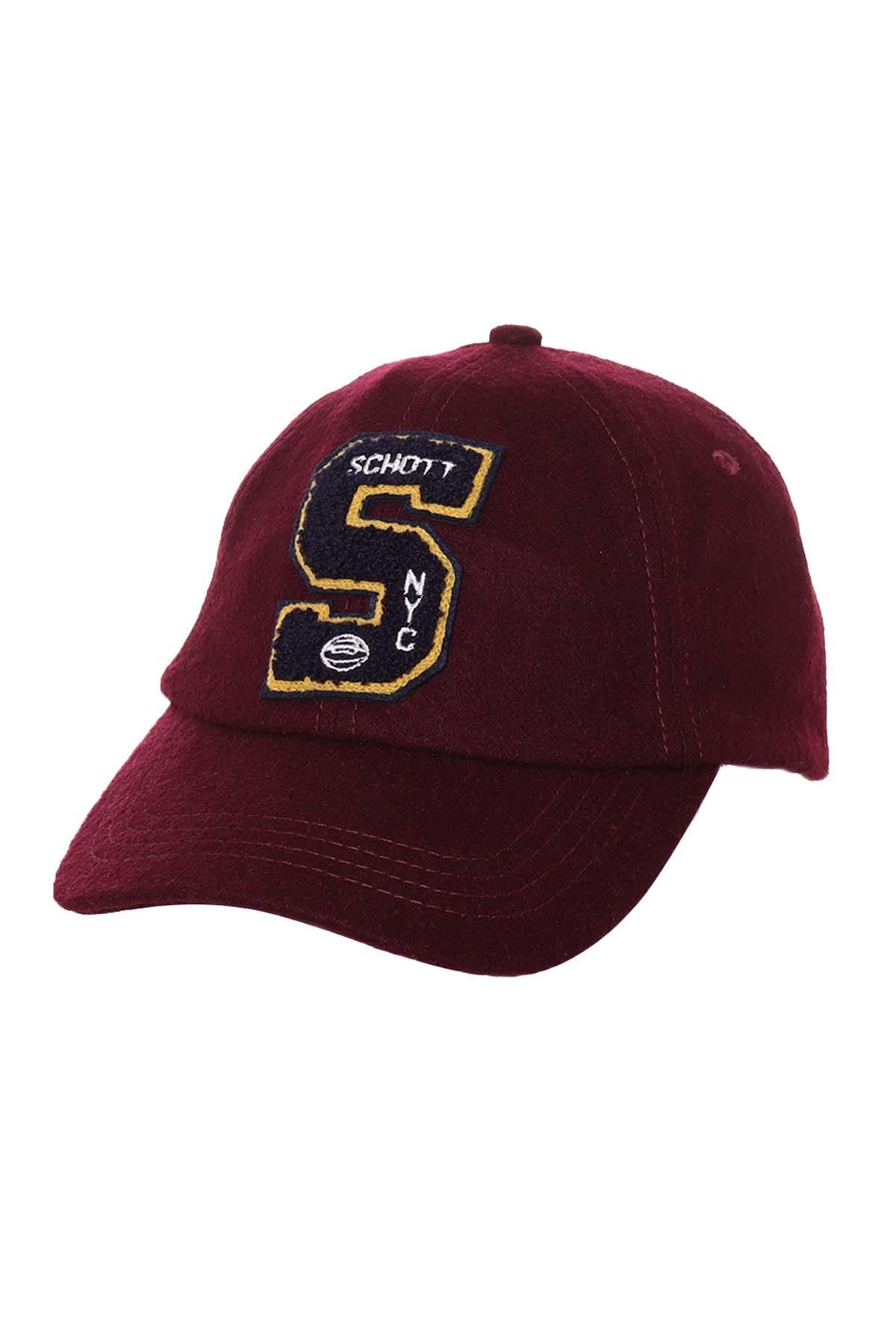 Men's burgundy cap - Image n°1