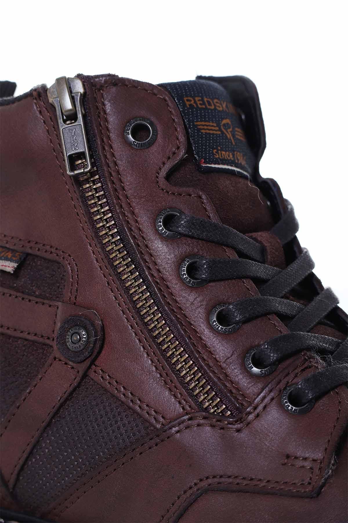 Men's brown leather boots - Image n°6