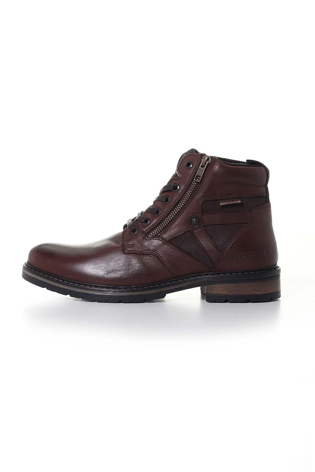 Men's brown leather boots - Image n°3