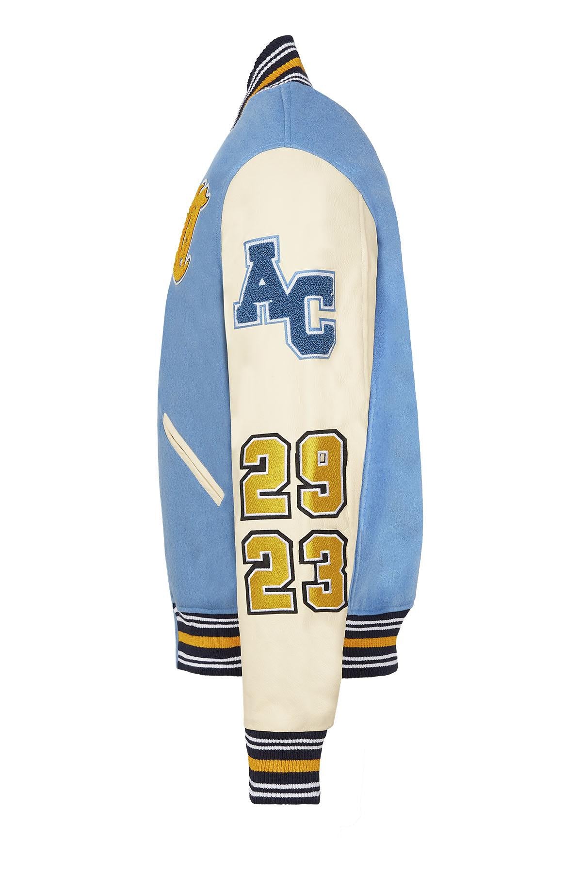 Light blue and white Varsity Teddy - Image n°17