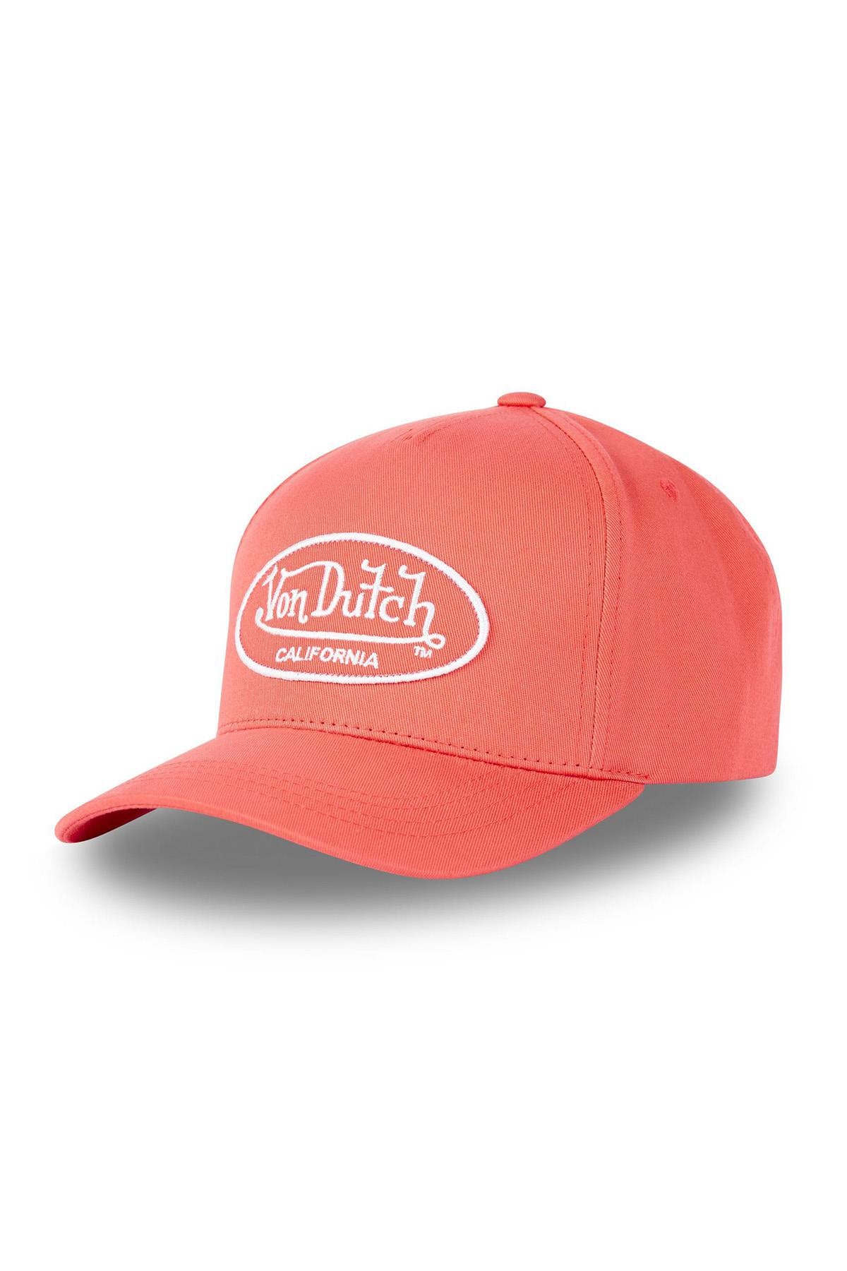 Pink cap with white logo - Image n°1