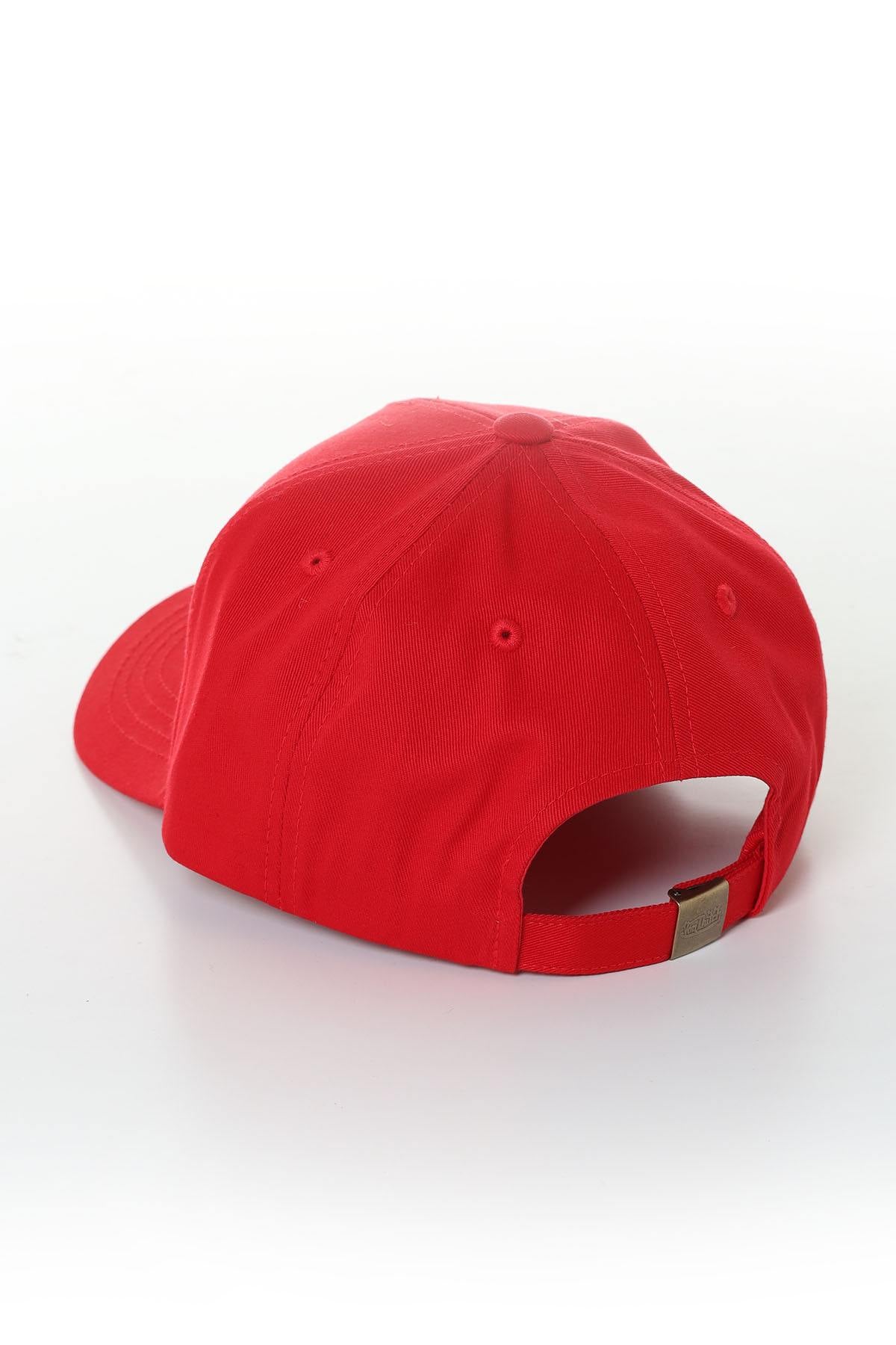 Red cap with white logo - Image n°2