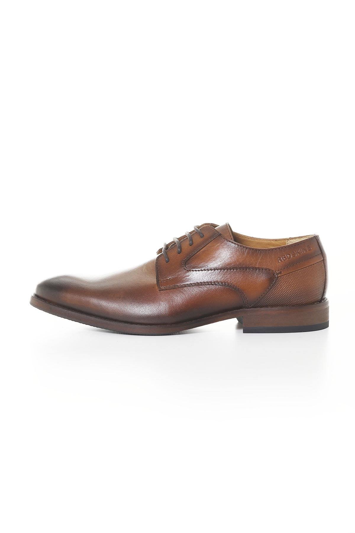 Cognac dress shoes for men - Image n°5