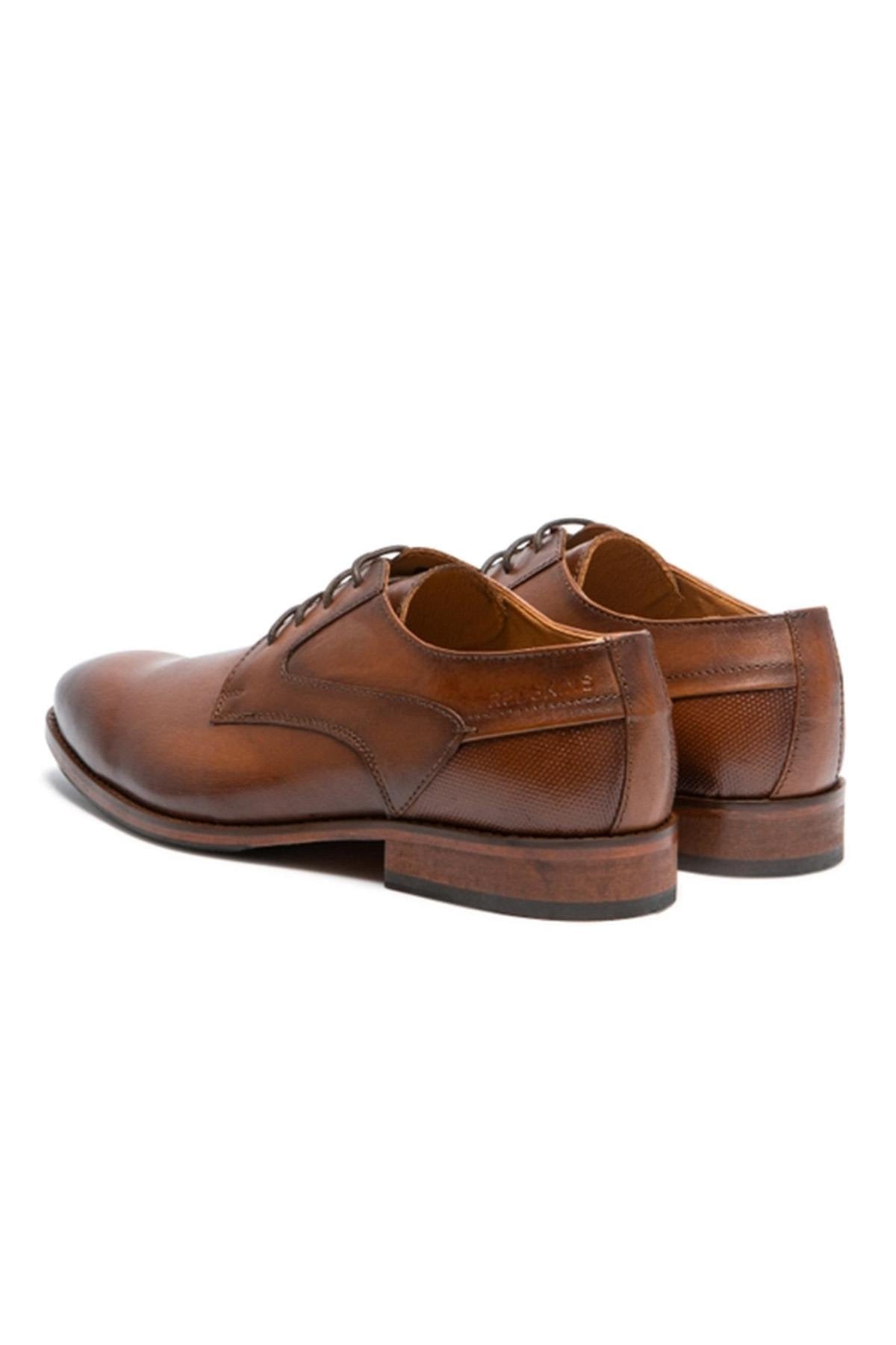 Cognac dress shoes for men - Image n°2