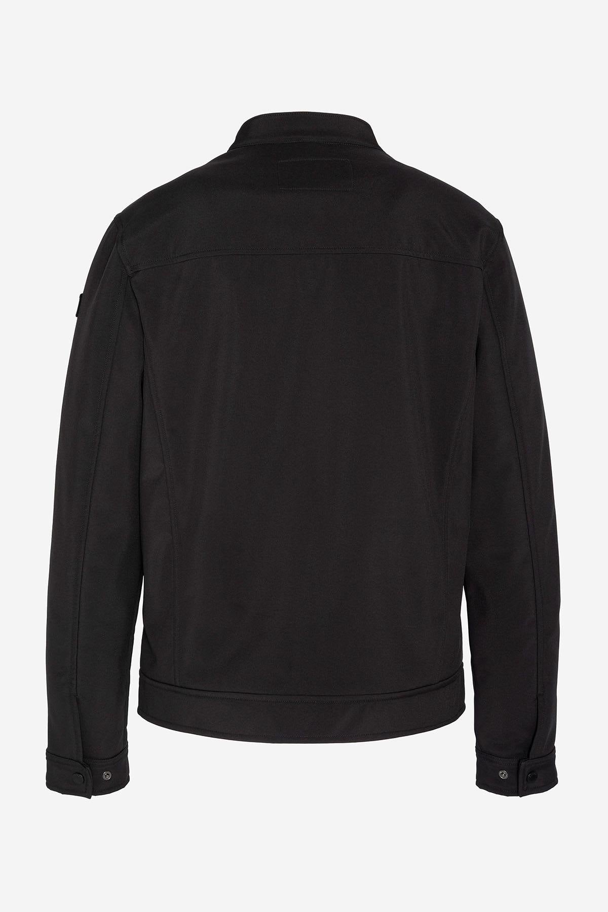 Black soft shell jacket for men - Image n°9