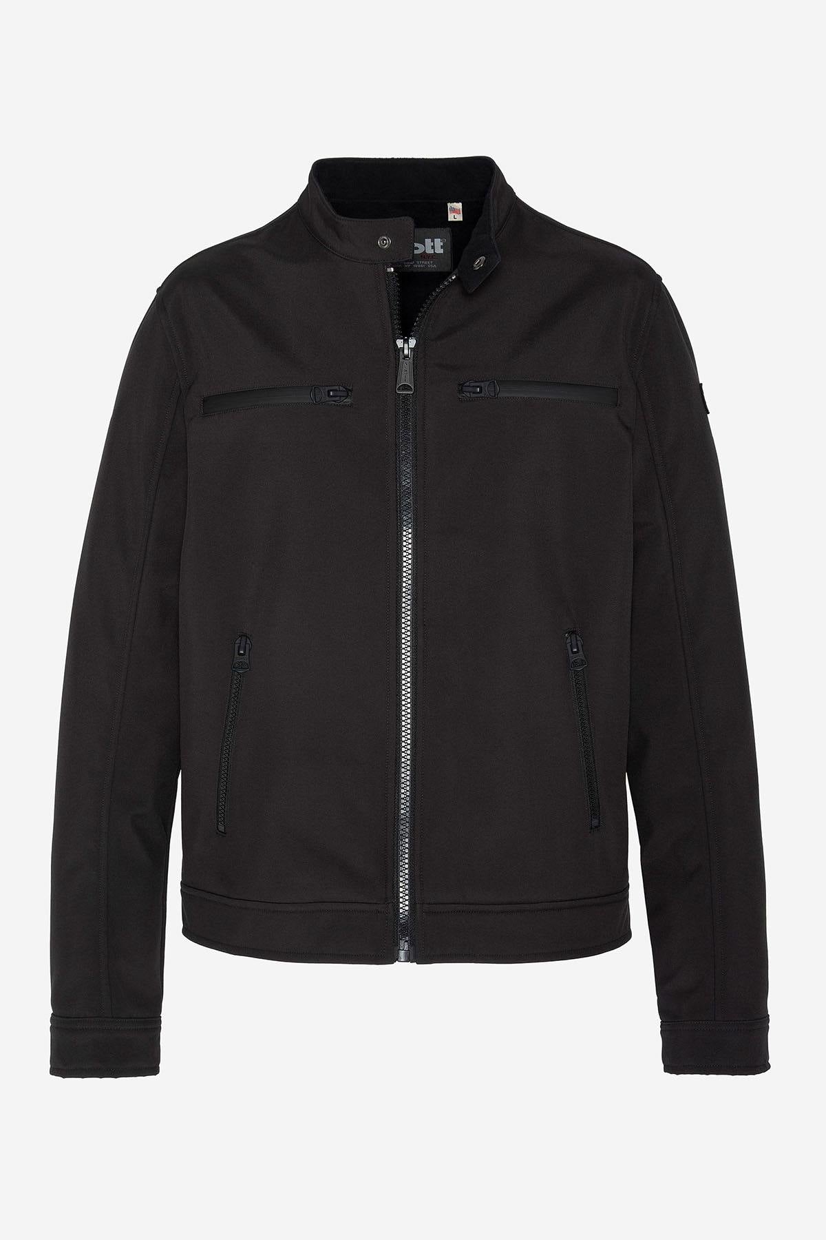 Black soft shell jacket for men - Image n°7