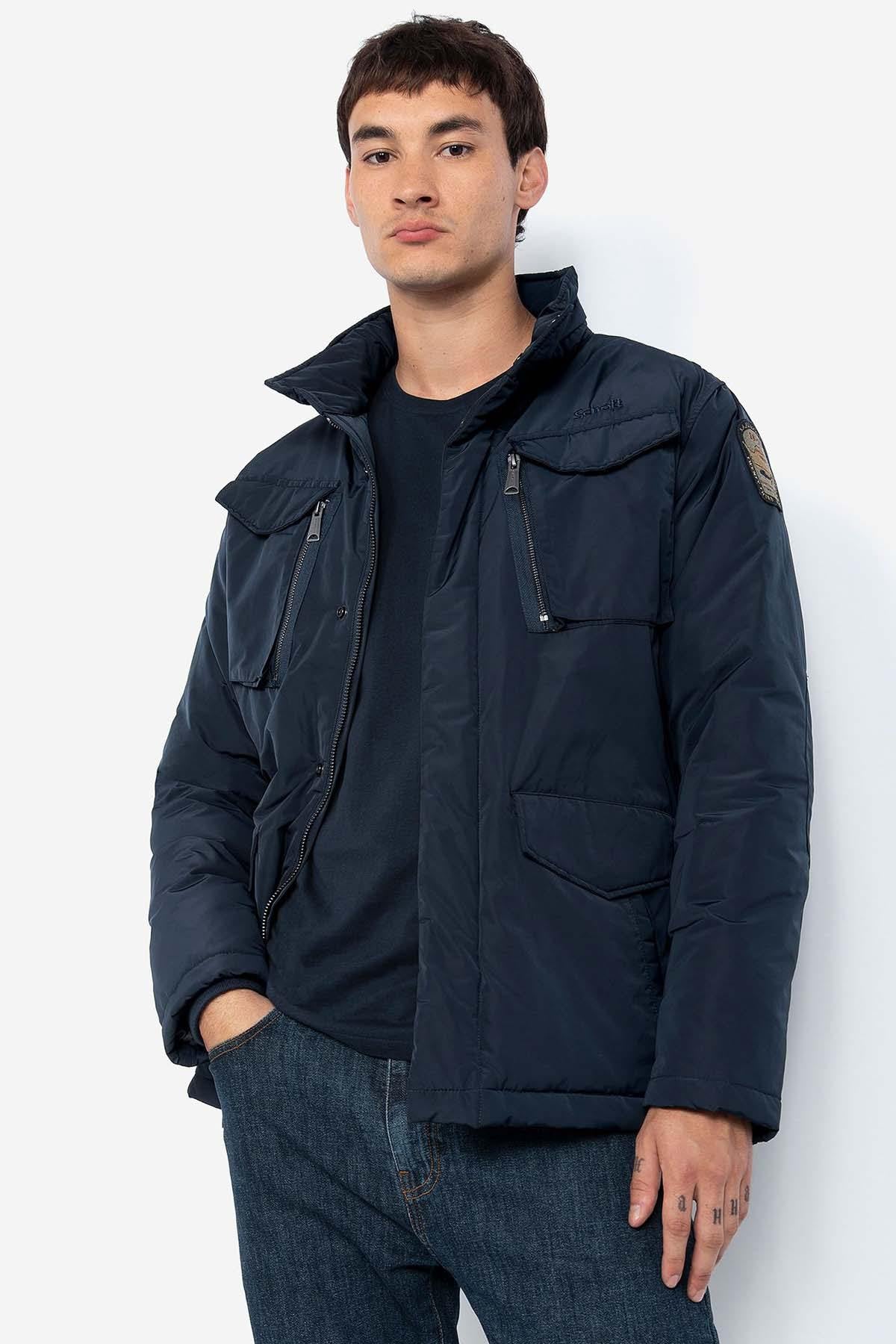 Navy combat jacket for men - Image n°1