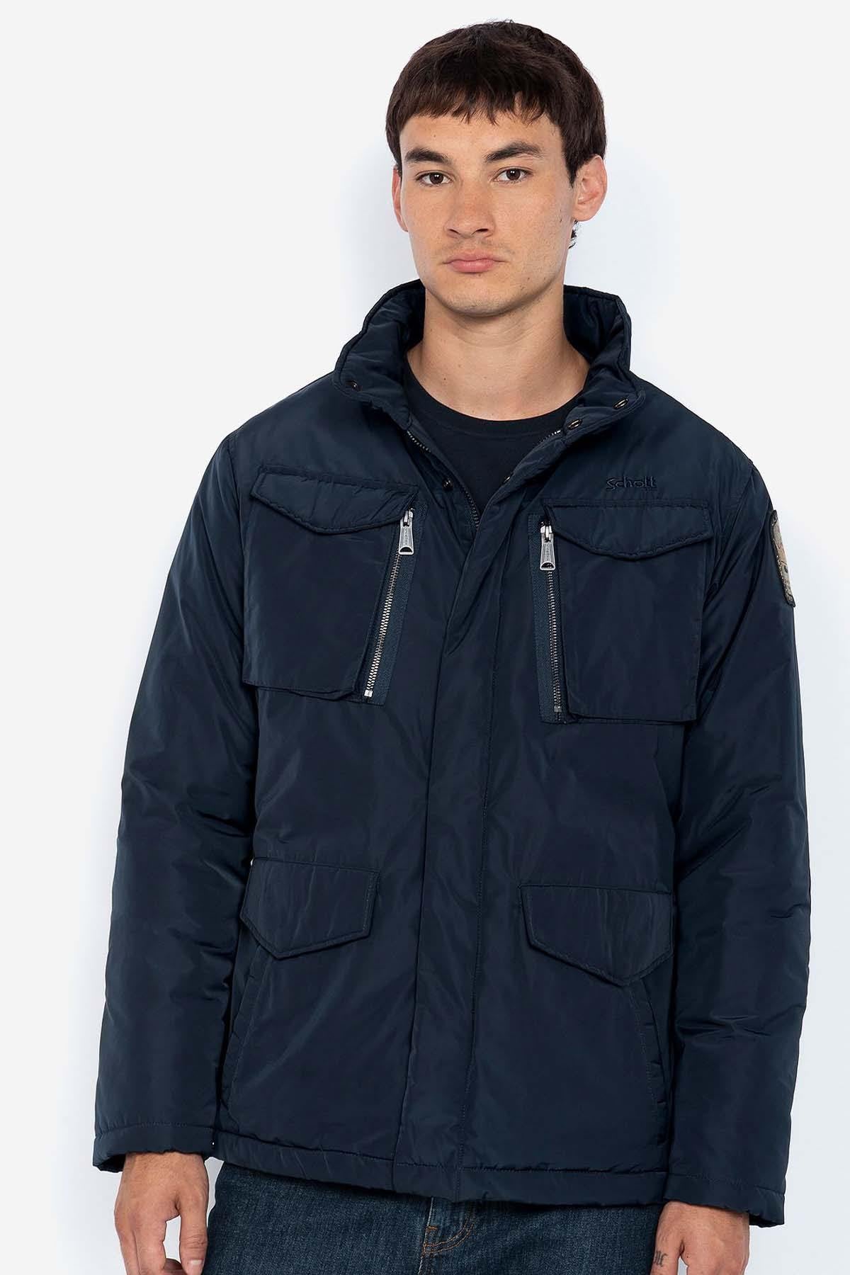 Navy combat jacket for men - Image n°3