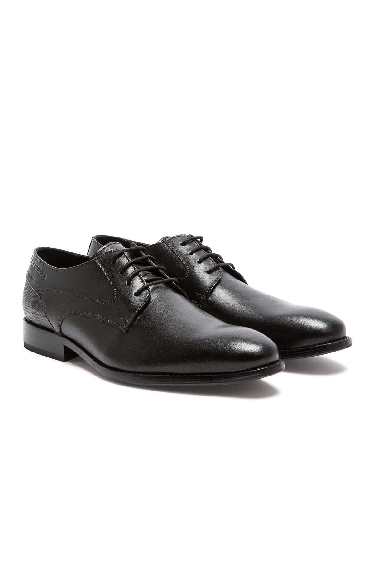 Black leather dress shoes - Image n°1