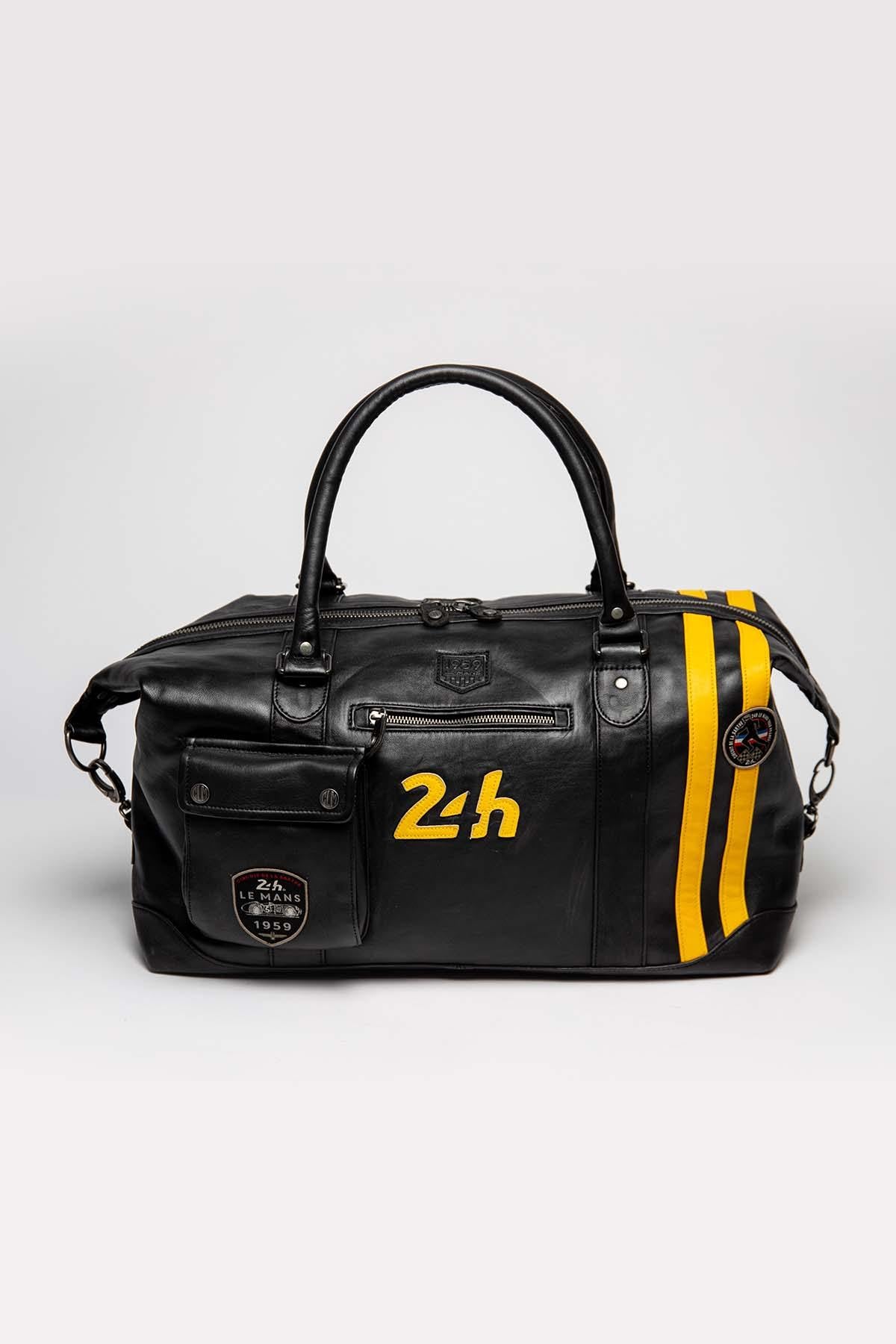 Black and yellow racing travel bag - Image n°2