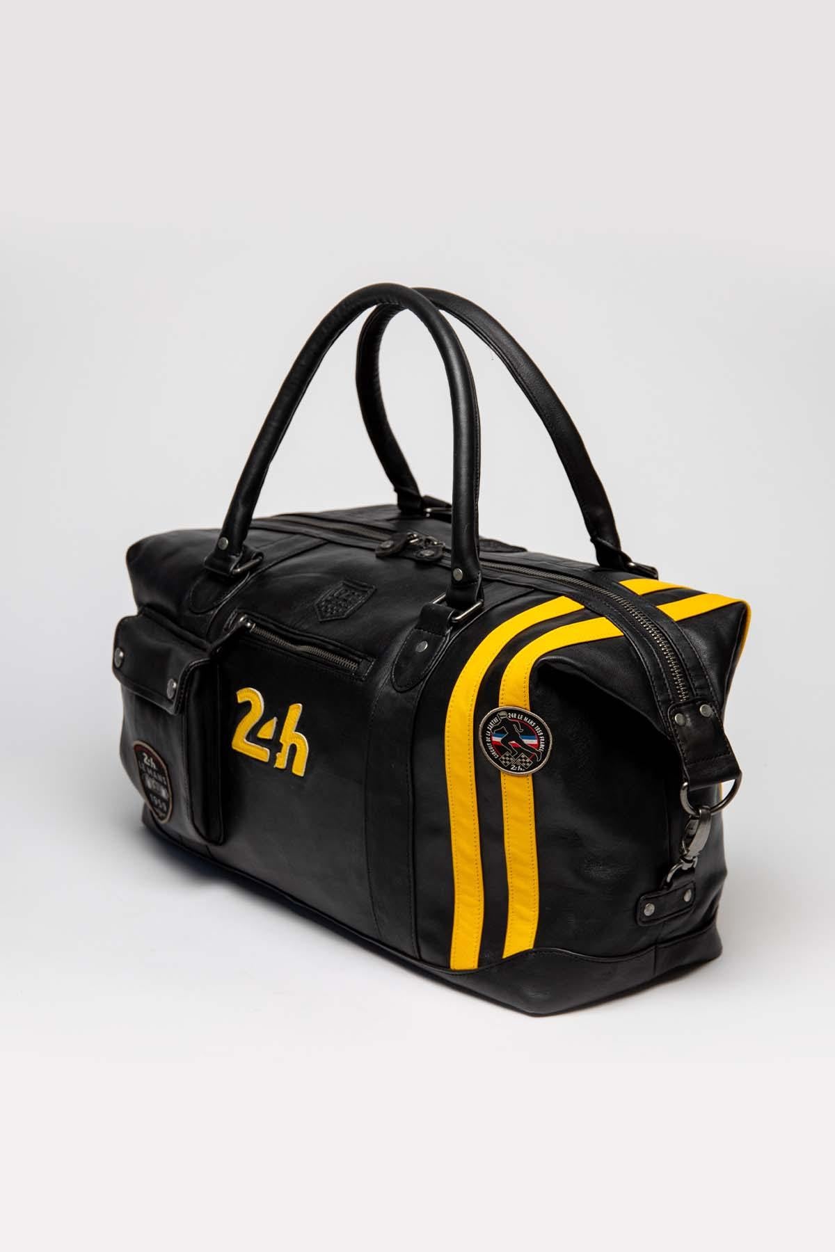 Black and yellow racing travel bag - Image n°5