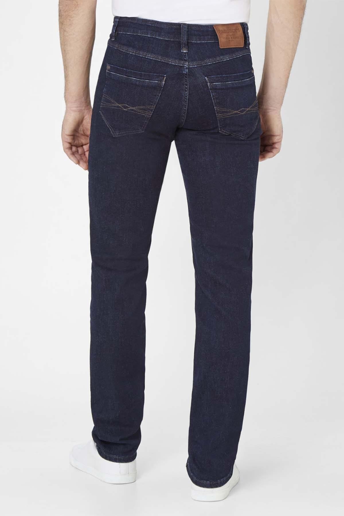 Classic slim fit cotton jeans for men - Image n°2