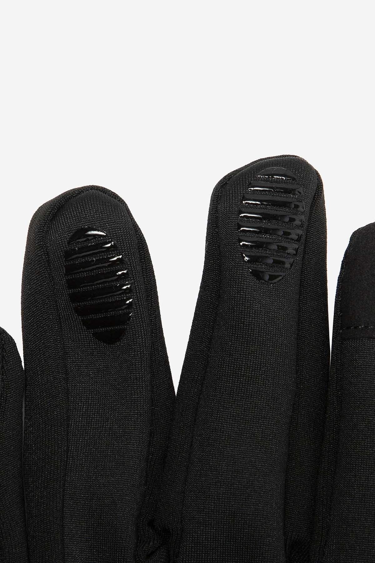 Black gloves with non-slip nubs - Image n°4