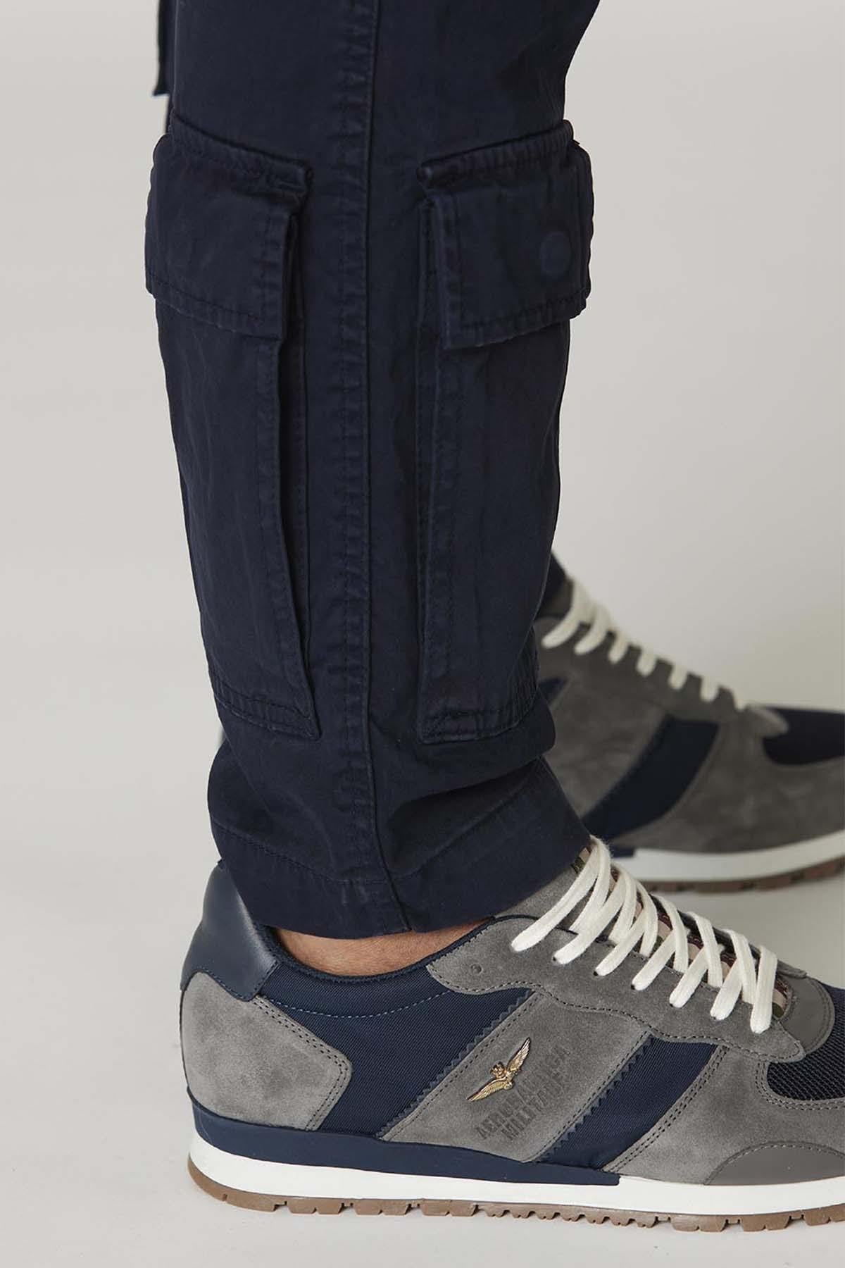 Dark blue aviator/astronaut style pants for men - Image n°7