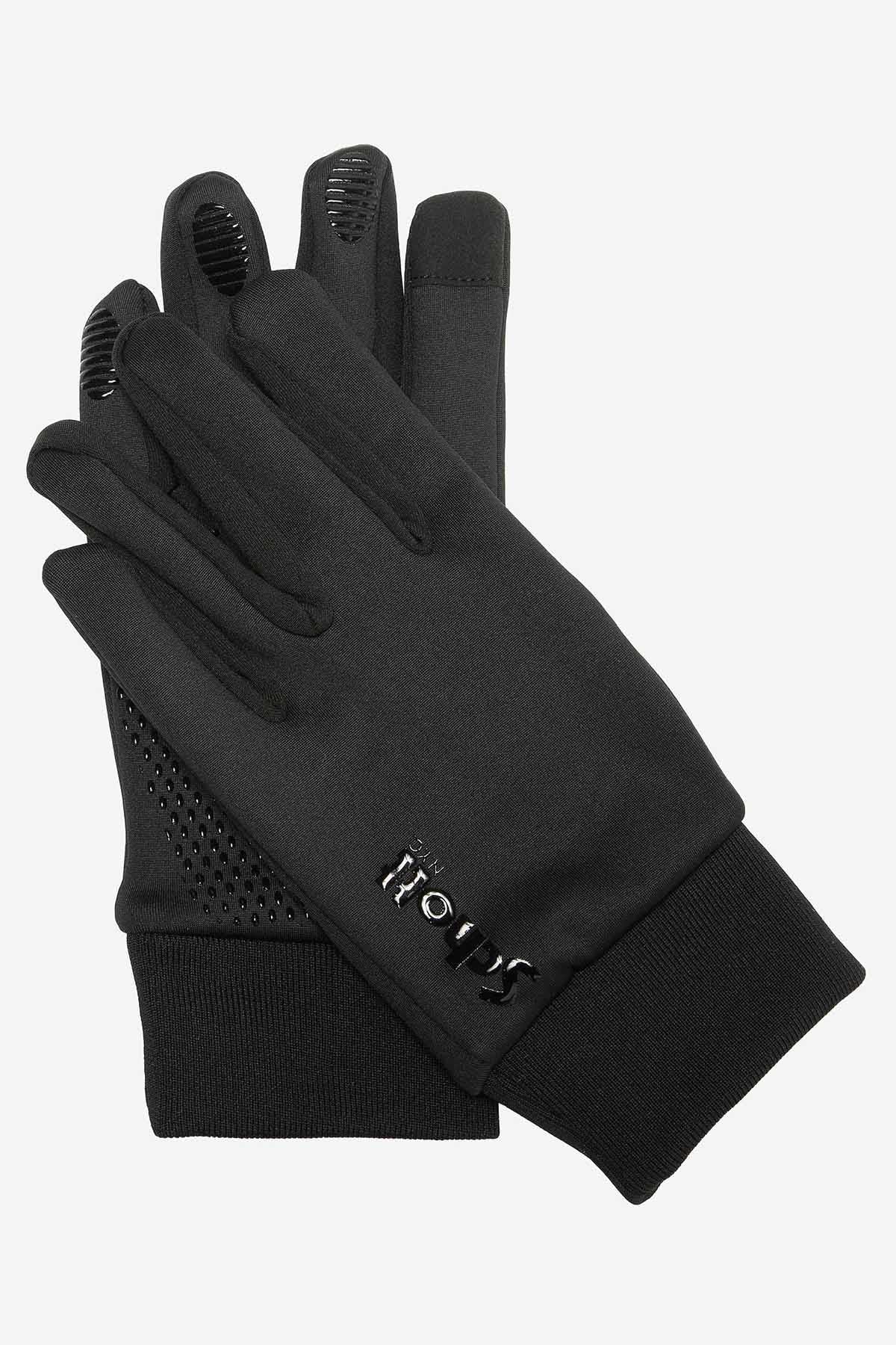 Black gloves with non-slip nubs - Image n°5