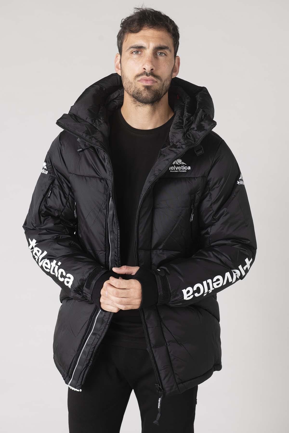 Black parka with high density padding - Image n°1