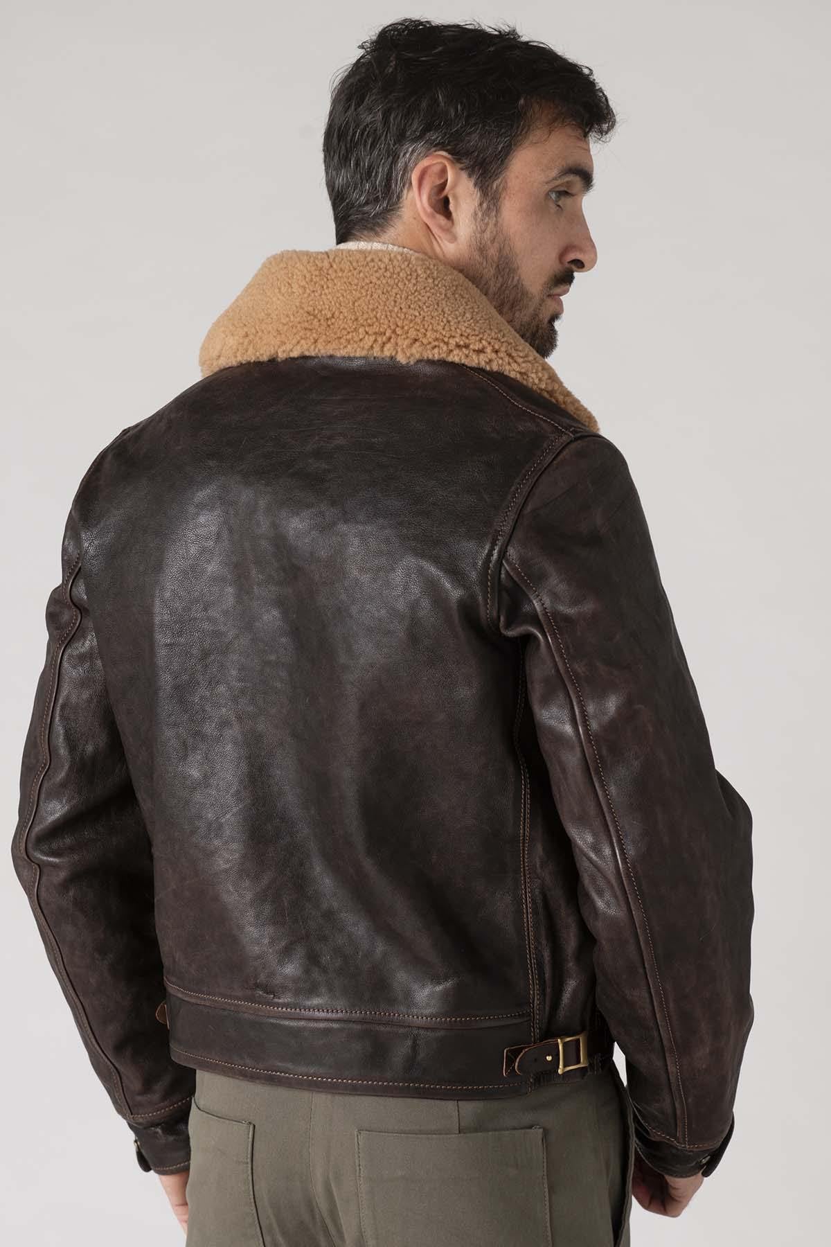 Leather jacket handmade in Greece - Image n°4