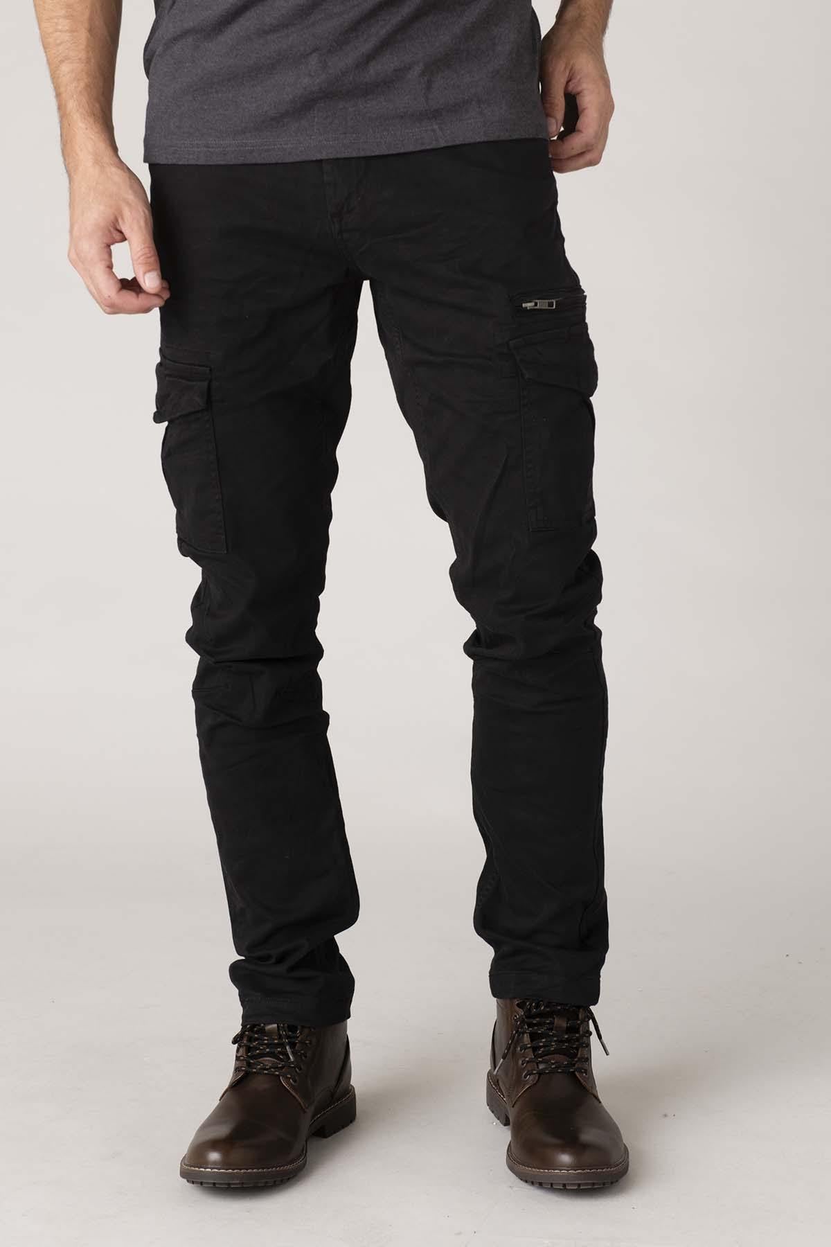 Black pants with aviator pockets - Image n°5