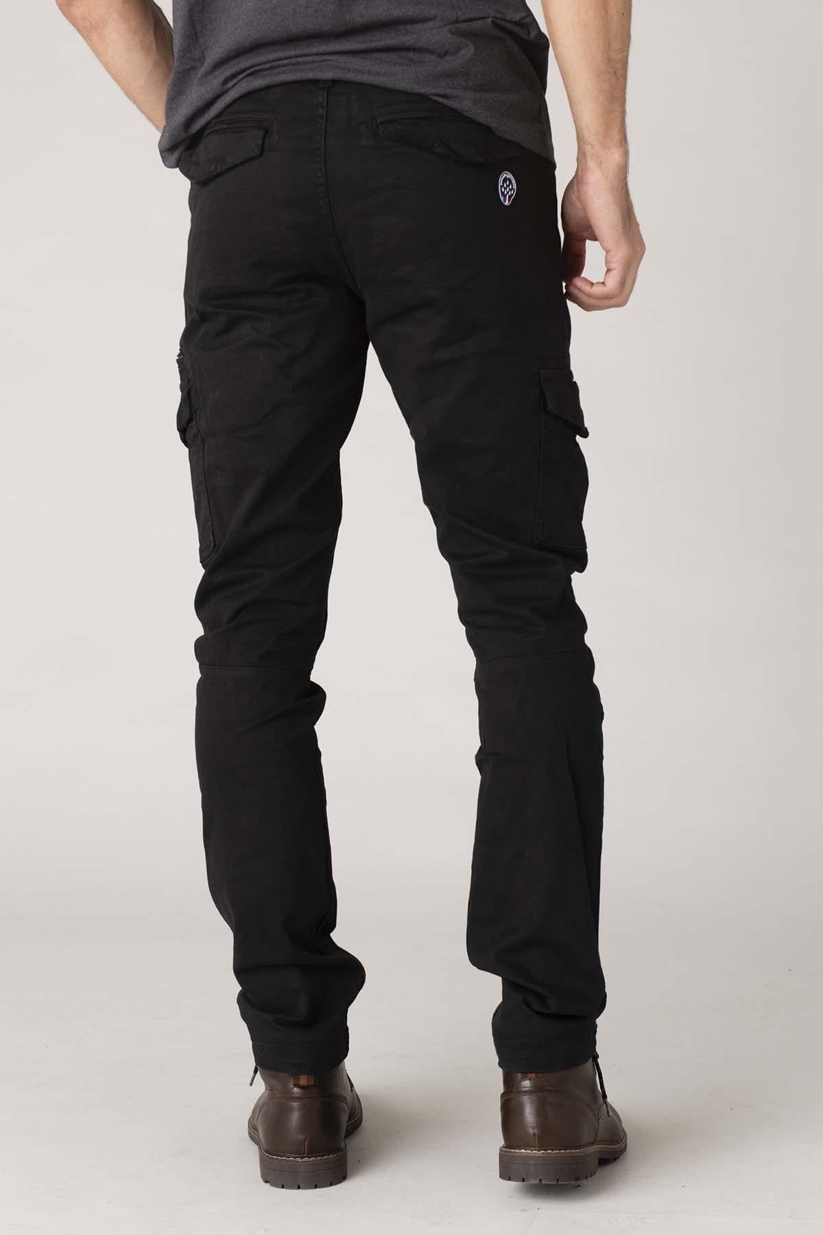 Black pants with aviator pockets - Image n°2