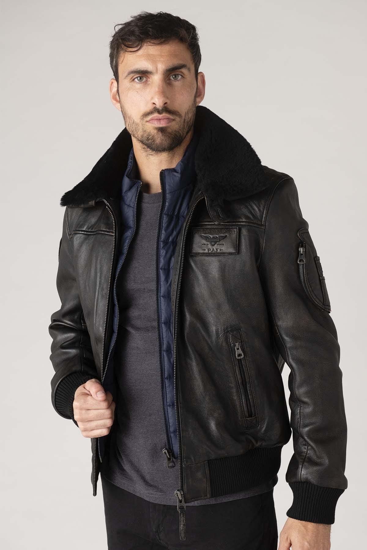 Mythical leather bomber jacket from the Patrouille de France - Image n°9