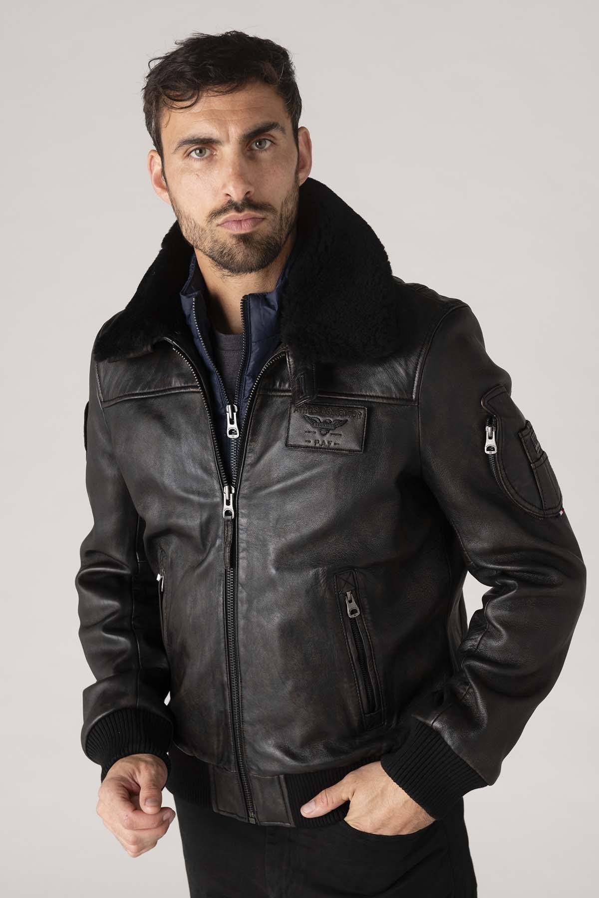 Mythical leather bomber jacket from the Patrouille de France - Image n°3