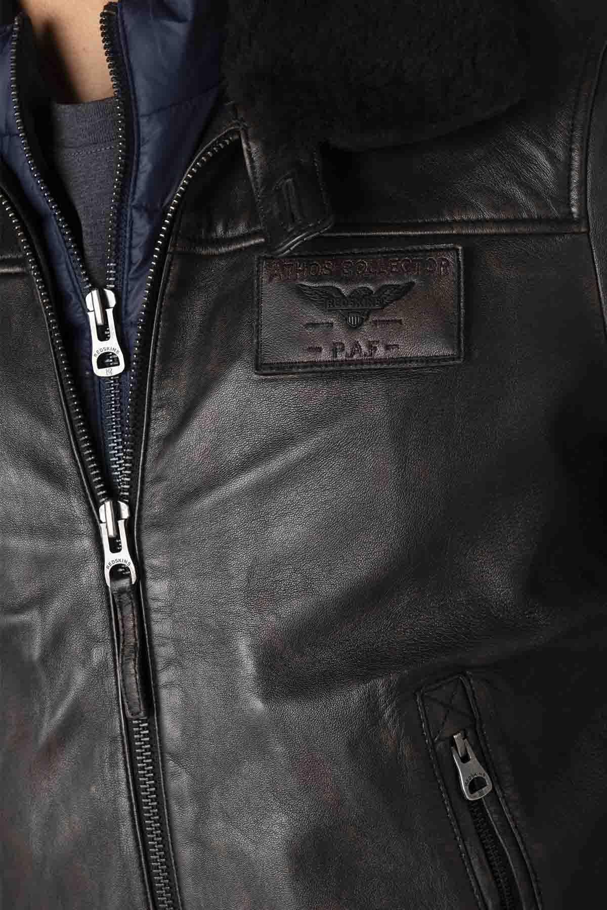 Mythical leather bomber jacket from the Patrouille de France - Image n°8