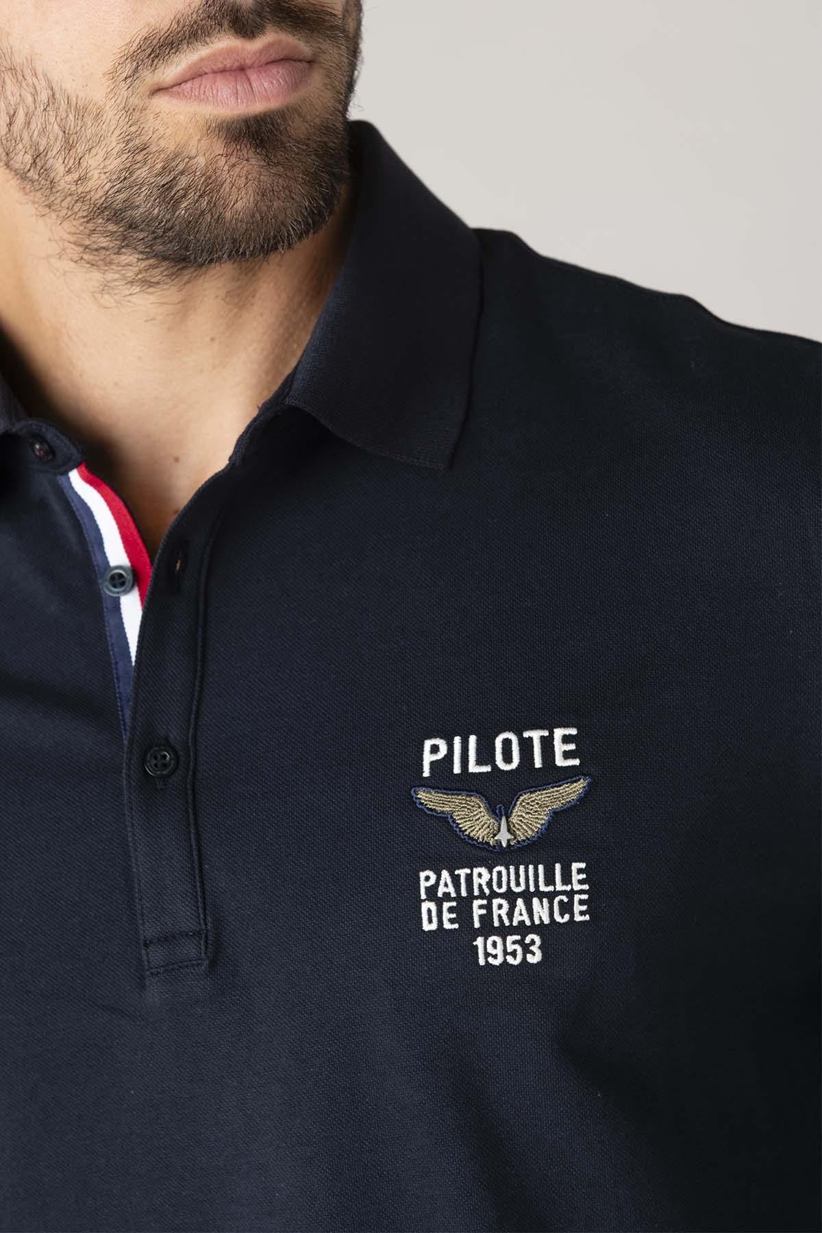 Navy blue polo shirt from the Patrouille de France - Image n°2