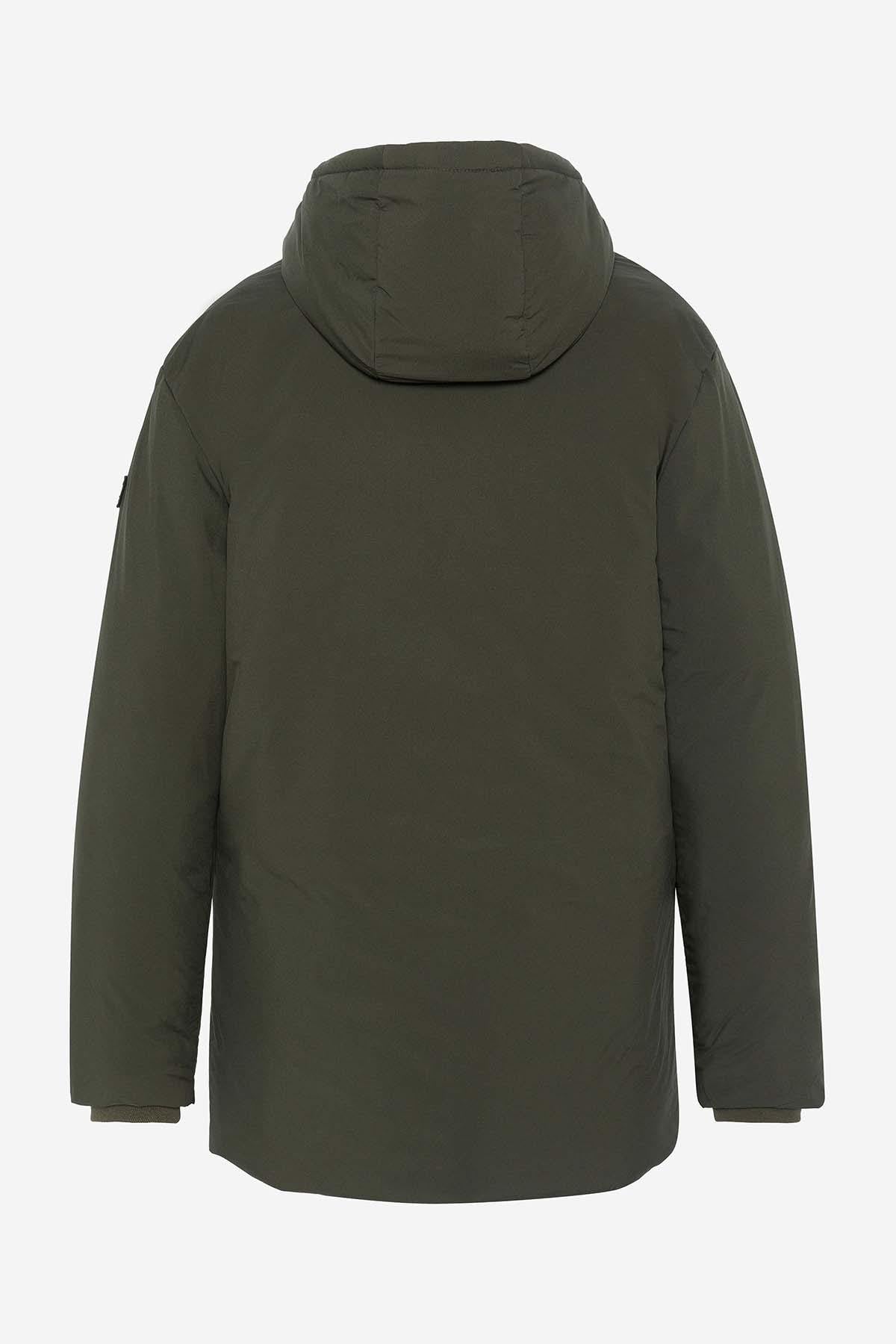 Men's long khaki parka - Image n°6