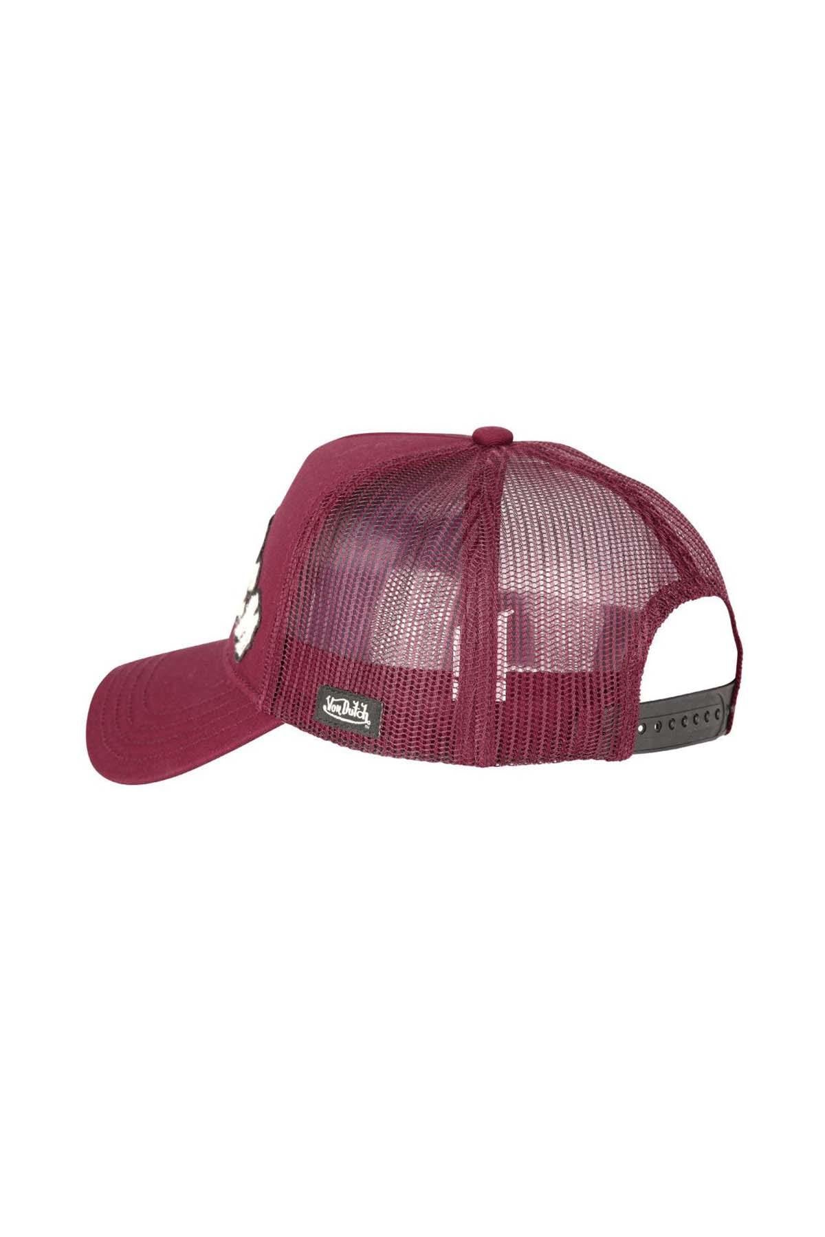 Burgundy trucker cap - Image n°4