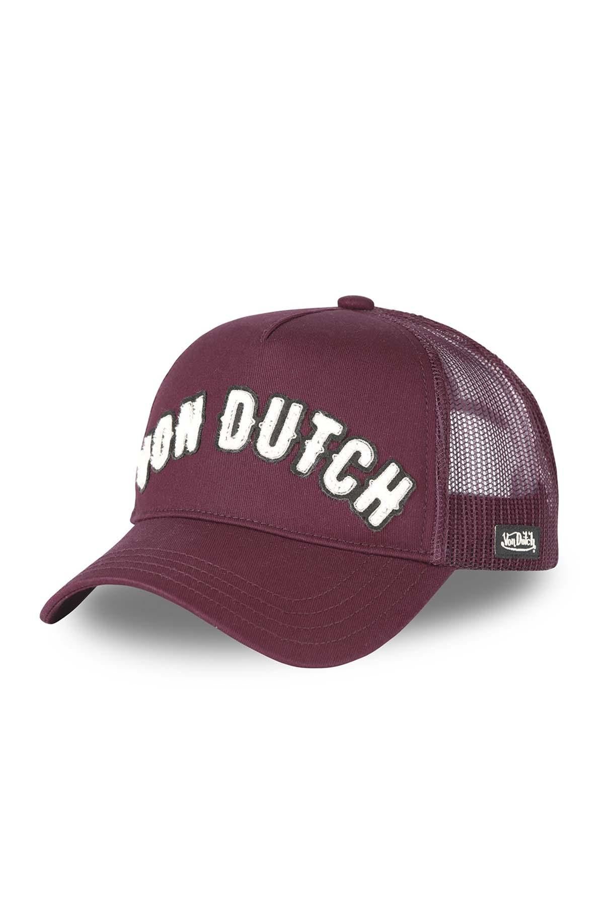 Burgundy trucker cap - Image n°1