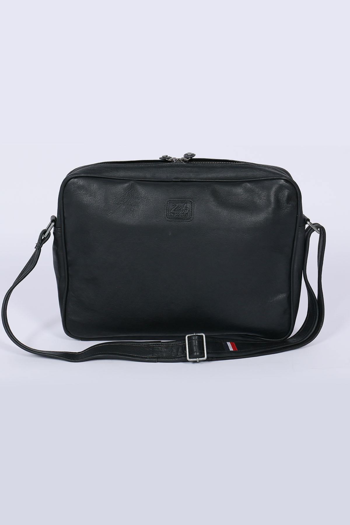 Leather bag with shoulder strap - Image n°2