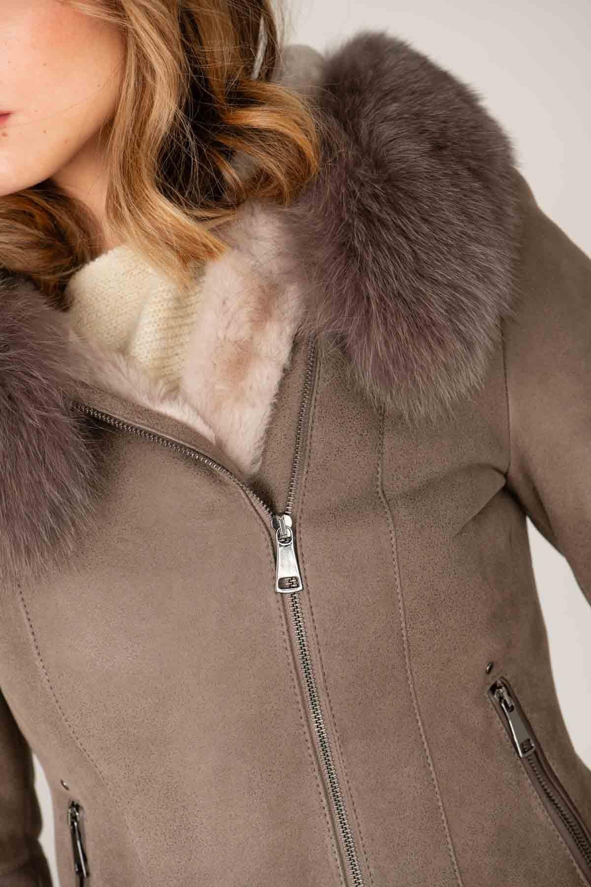 Luxury merino sheepskin jacket - Image n°2