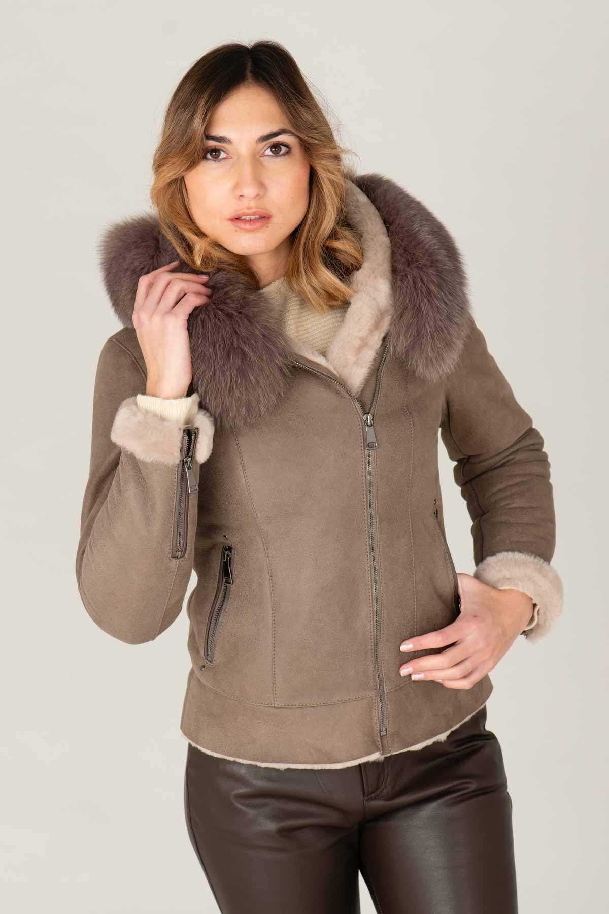 Luxury merino sheepskin jacket - Image n°1