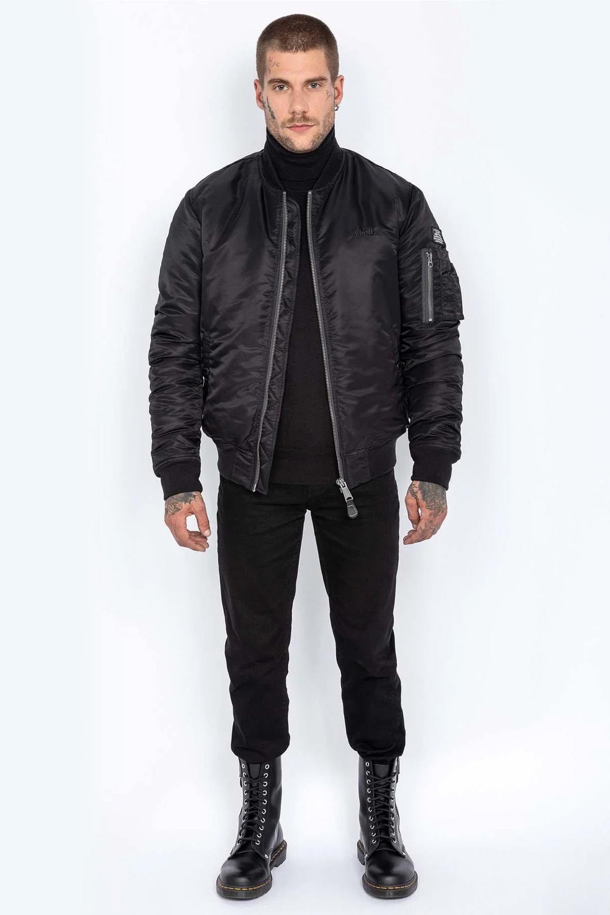 Recycled black MA1 military bomber - Image n°2