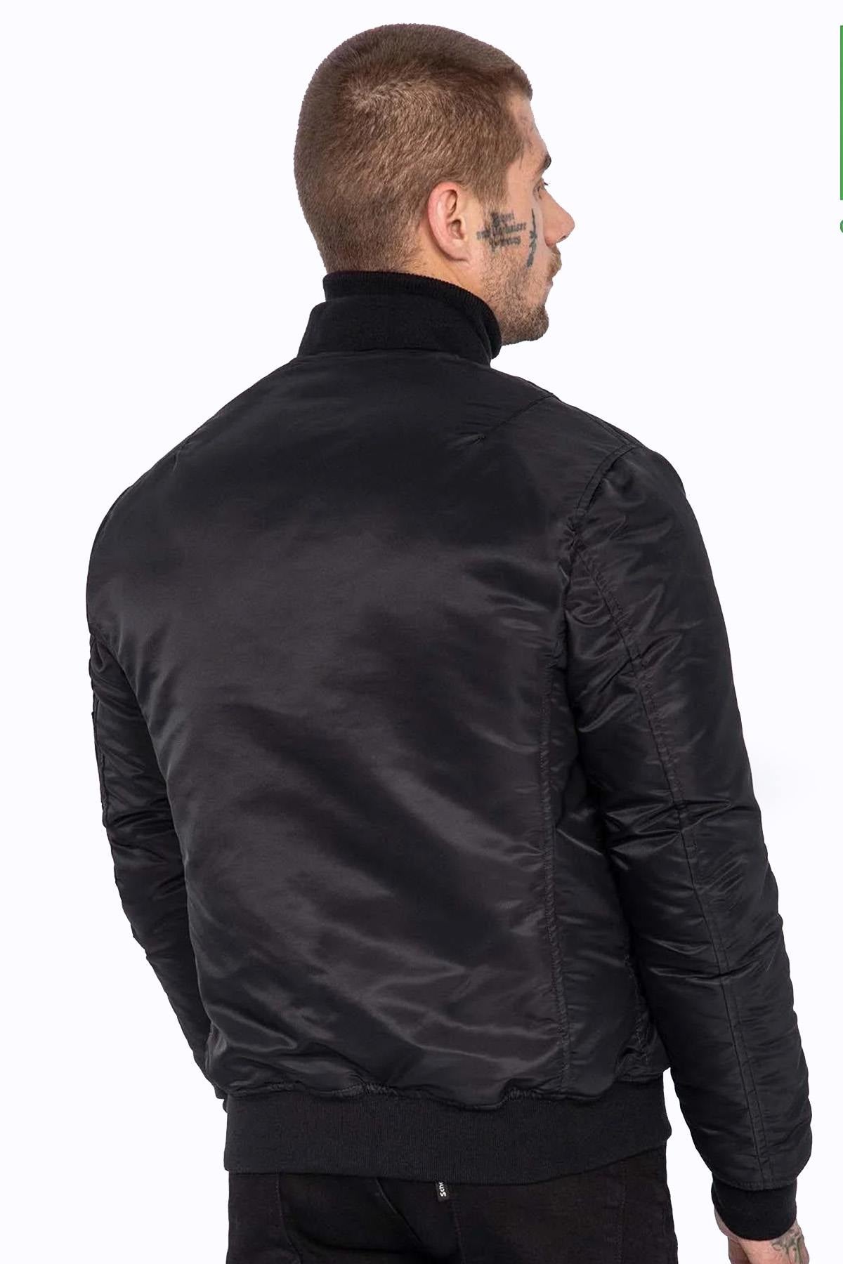 Recycled black MA1 military bomber - Image n°9