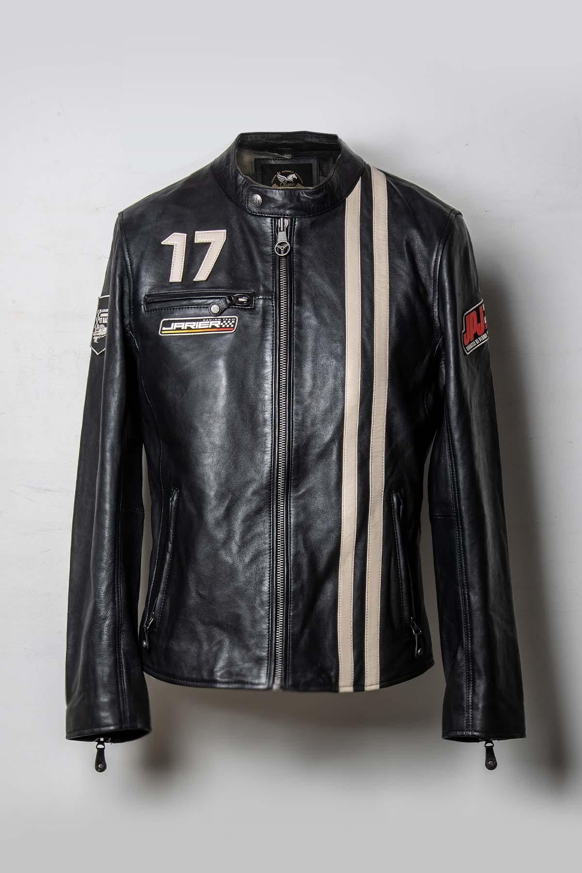 Pilot JP Jarier’s black leather jacket - Image n°5