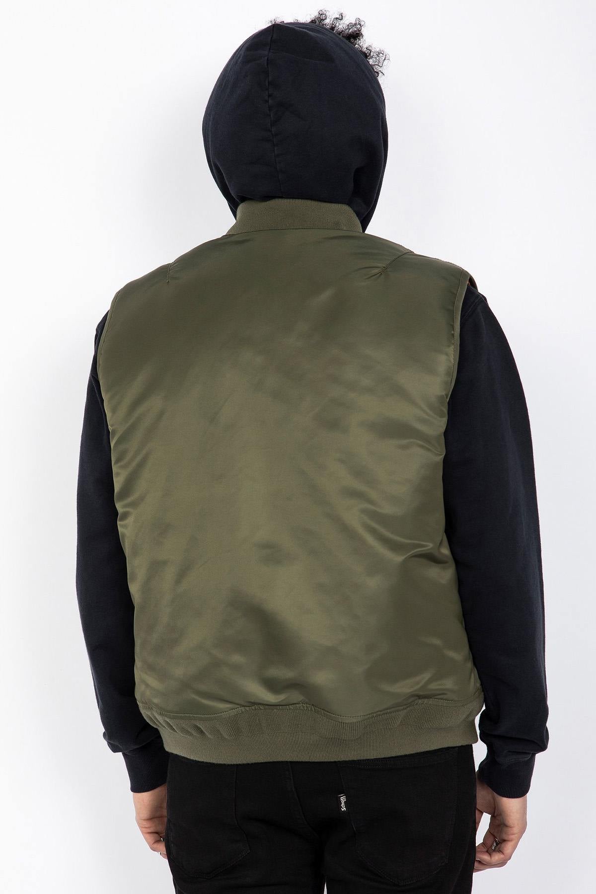 Sleeveless nylon bomber jacket - Image n°4