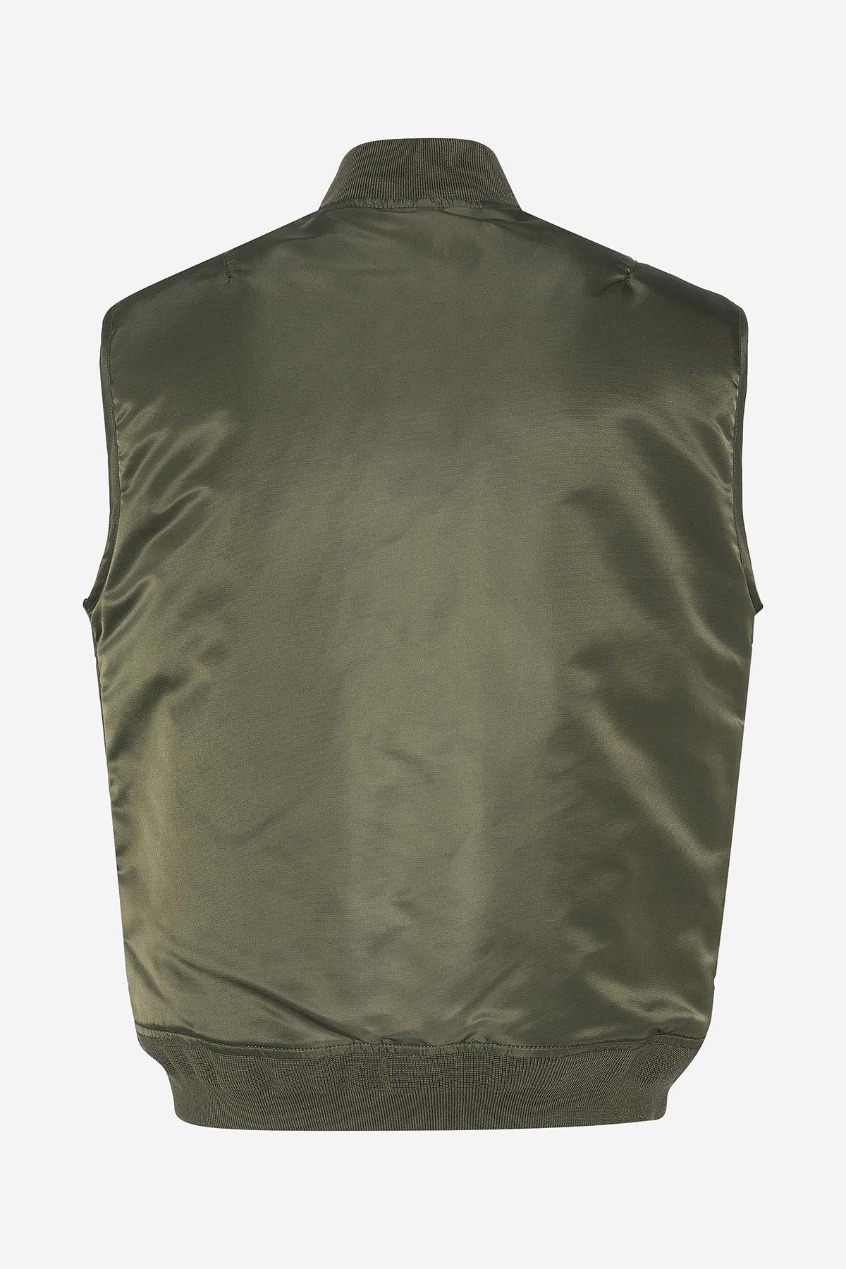 Sleeveless nylon bomber jacket - Image n°6