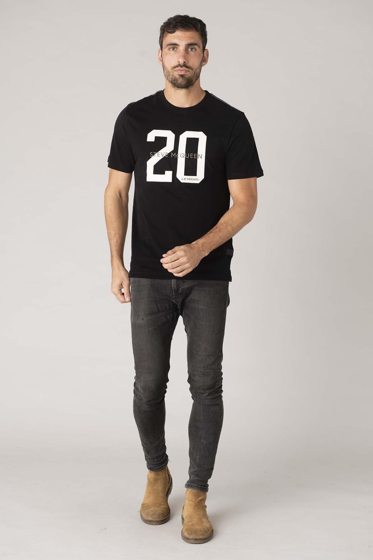 Black number 20 t-shirt - Image n°3