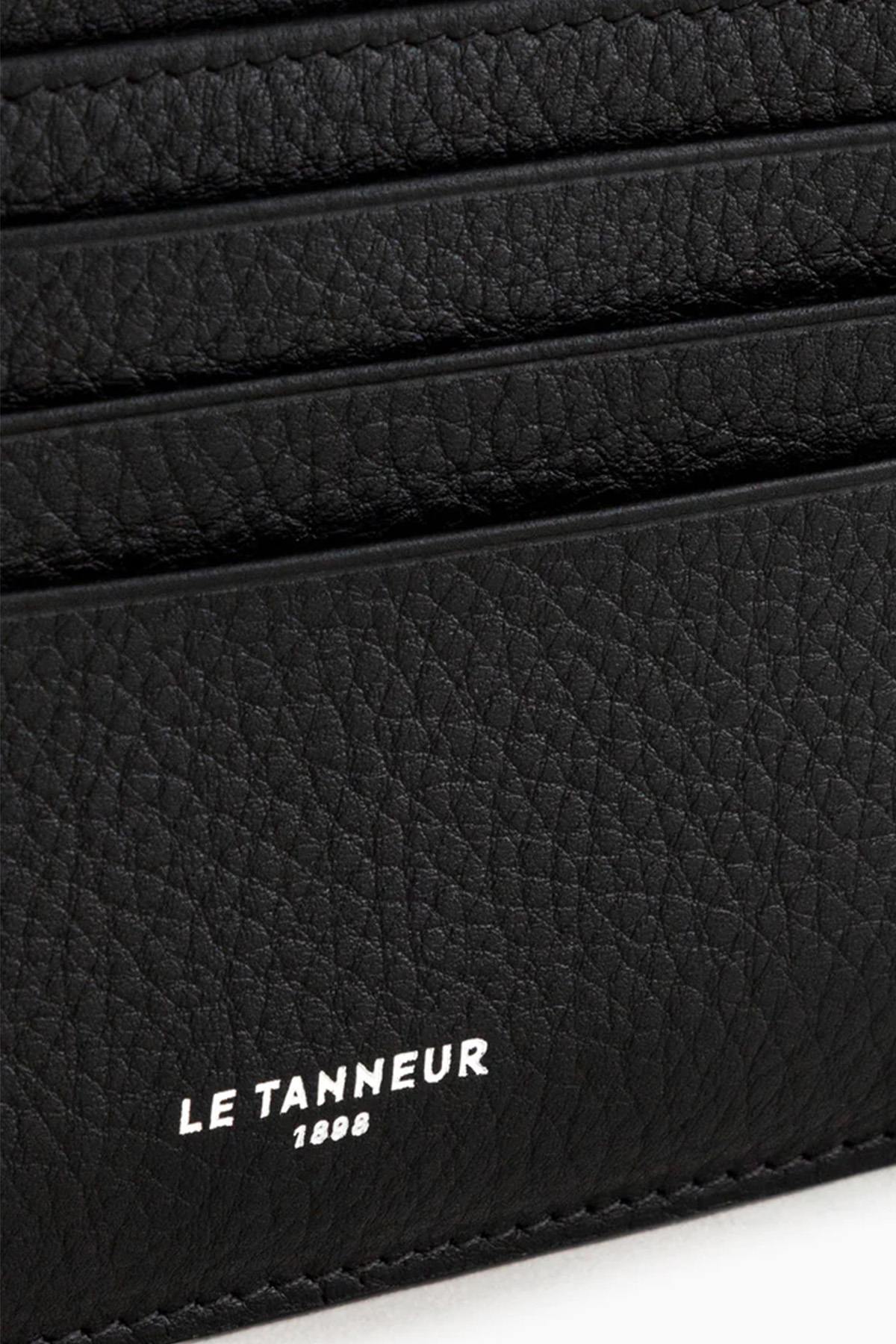 Augustin card holder in grained leather - Image n°2