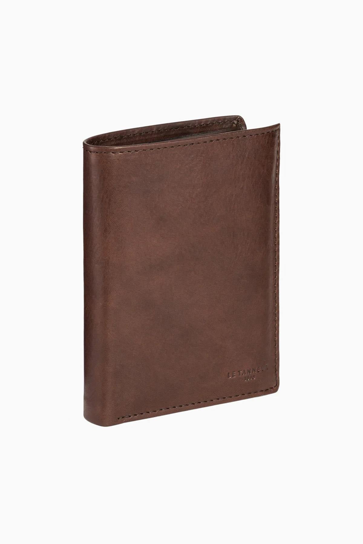 Gary vertical wallet in oiled leather - Image n°4