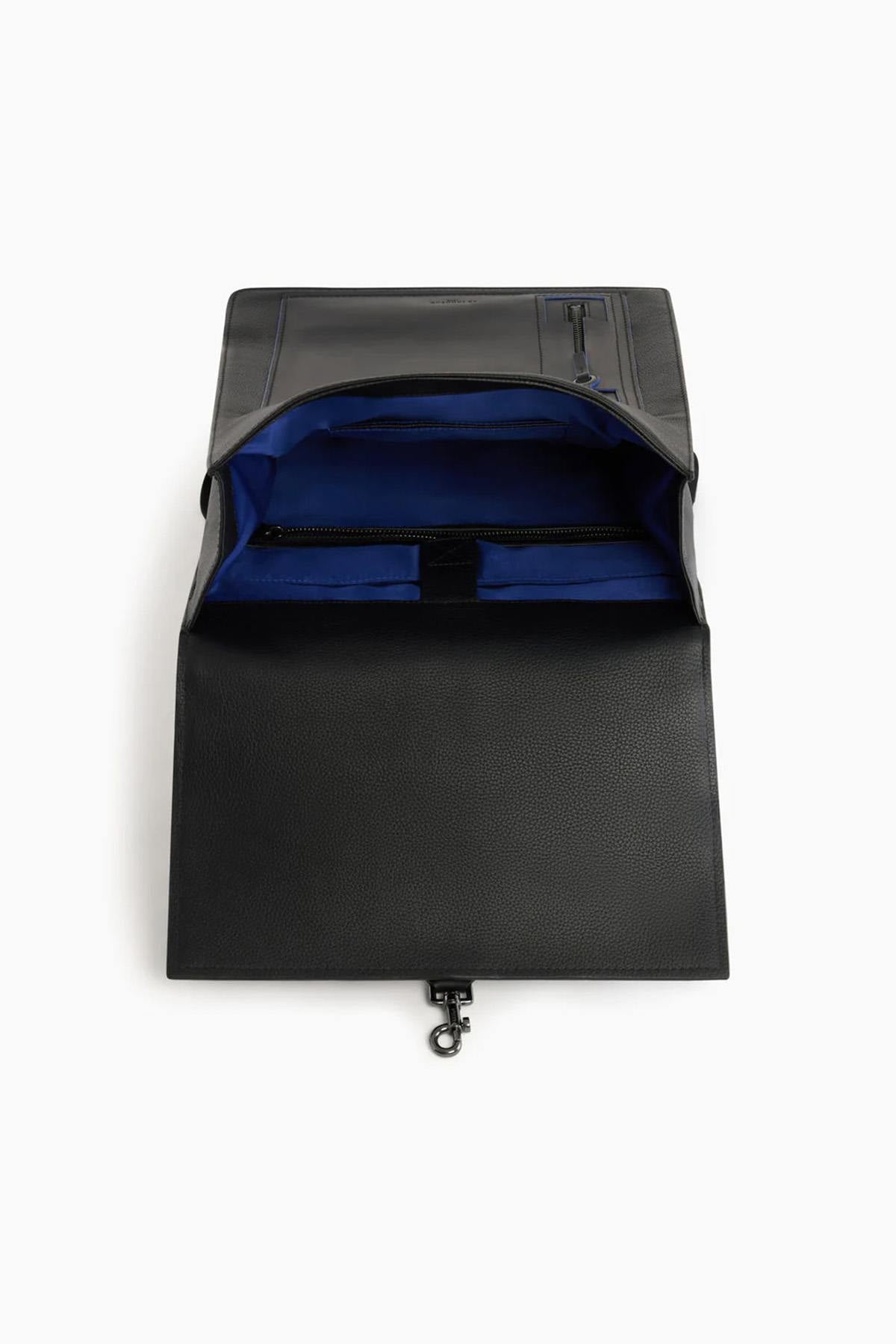 Alexis black leather backpack - Image n°4