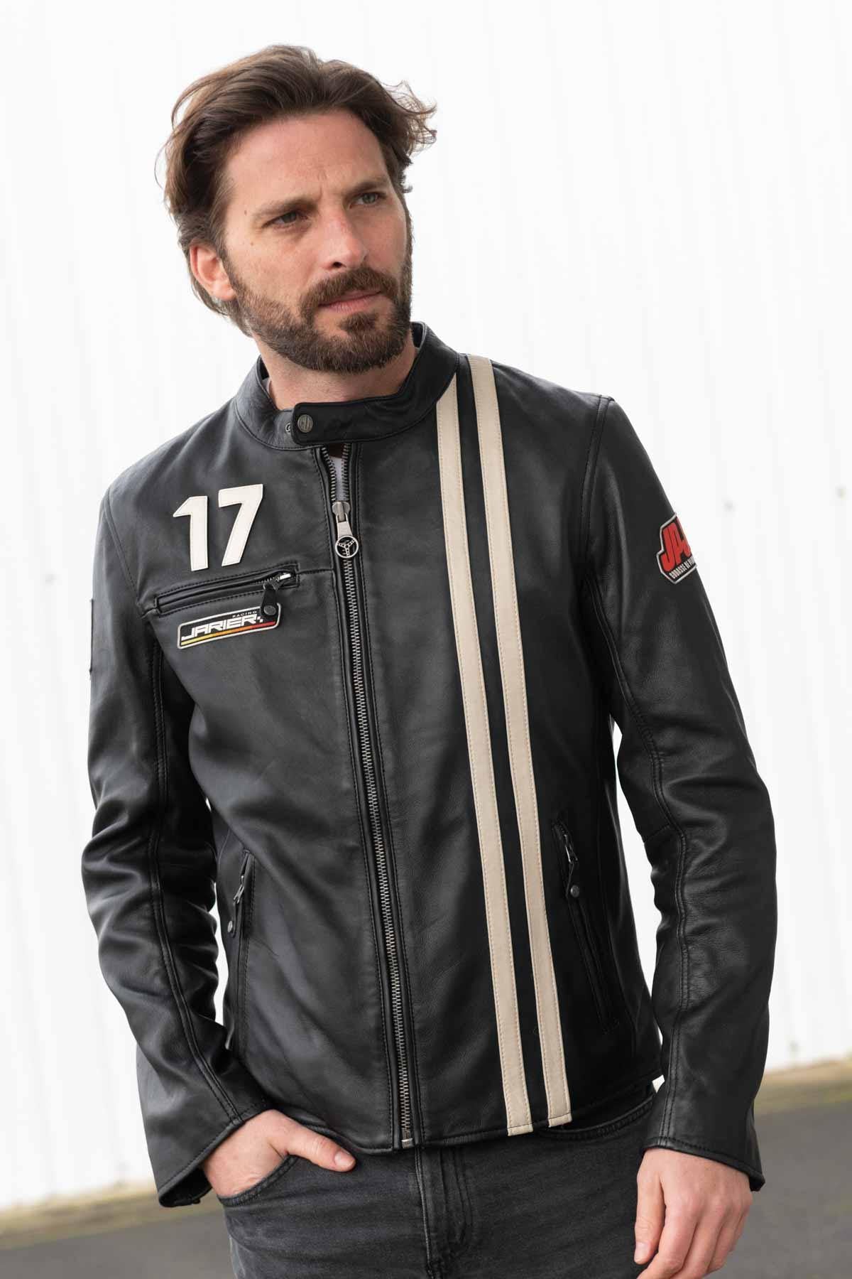 Pilot JP Jarier’s black leather jacket - Image n°3