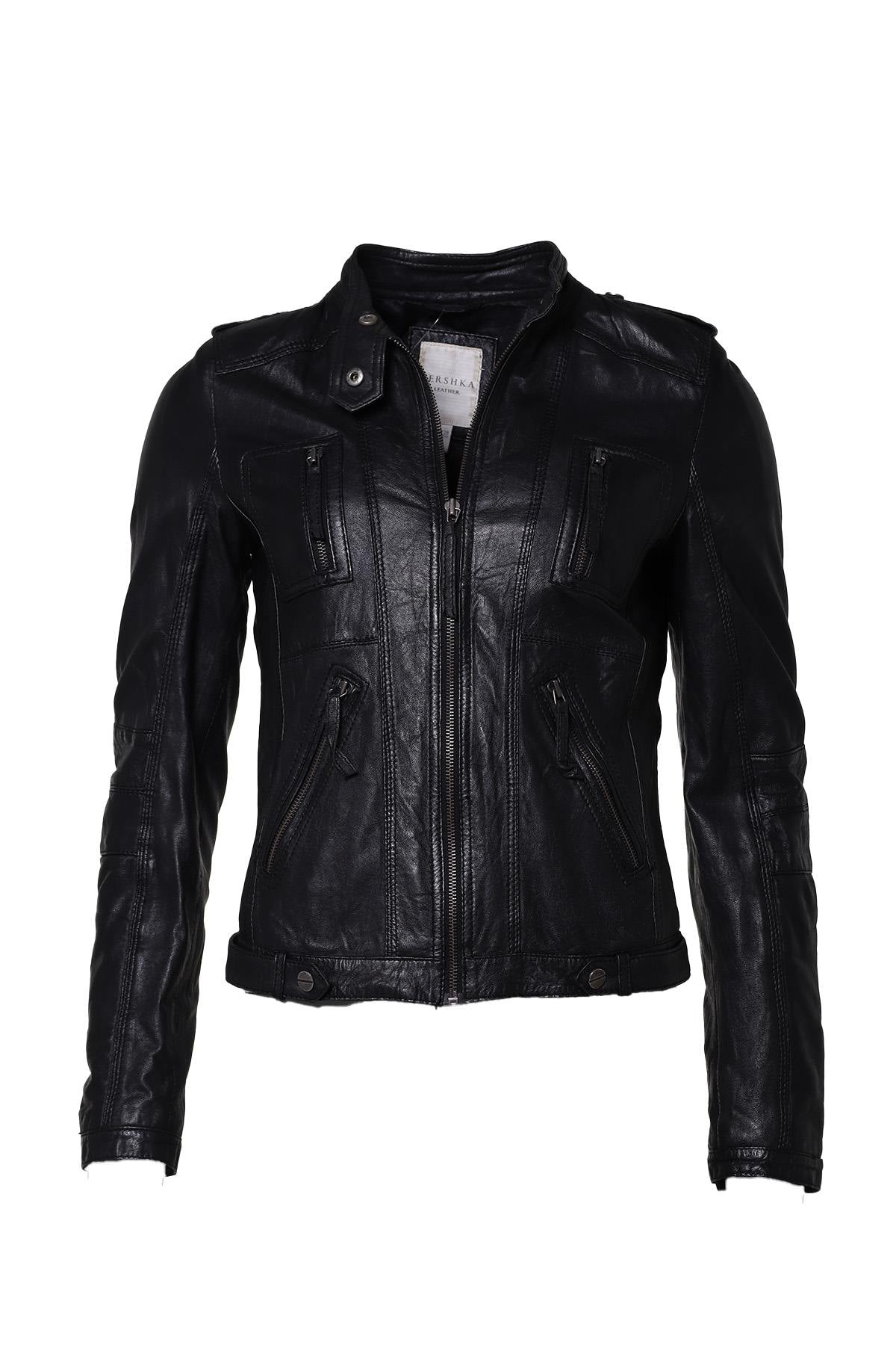 Women's lambskin leather jacket - Image n°1