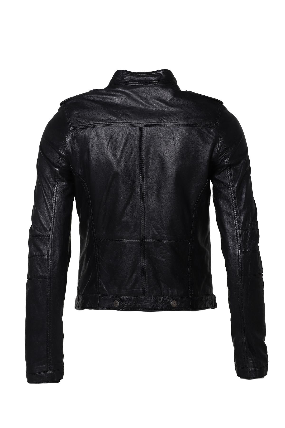 Women's lambskin leather jacket - Image n°3