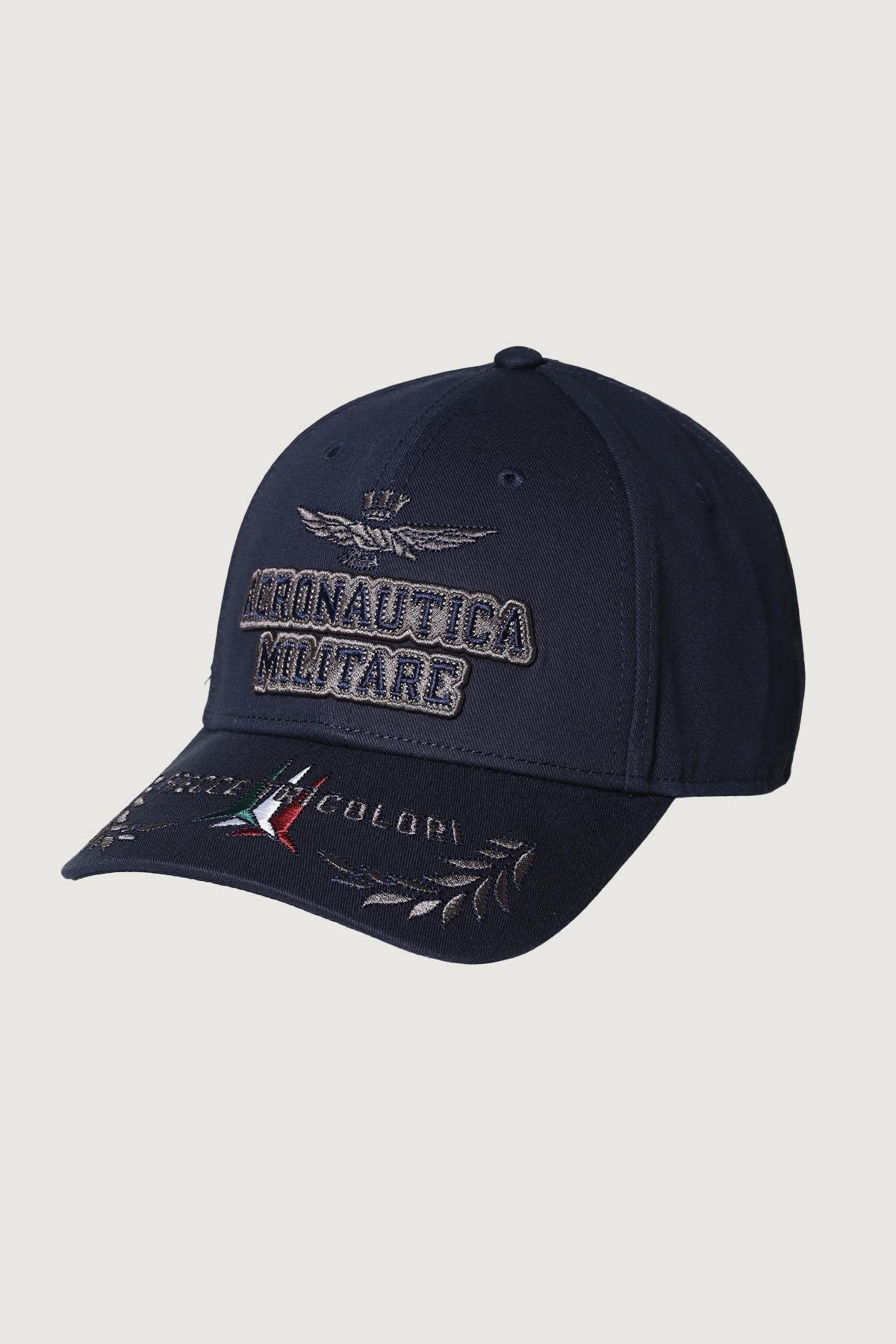 Navy blue military cap - Image n°1